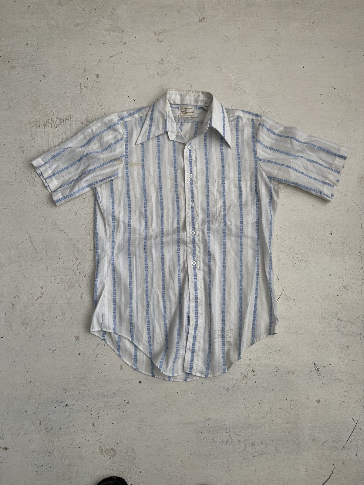 Vintage striped button up