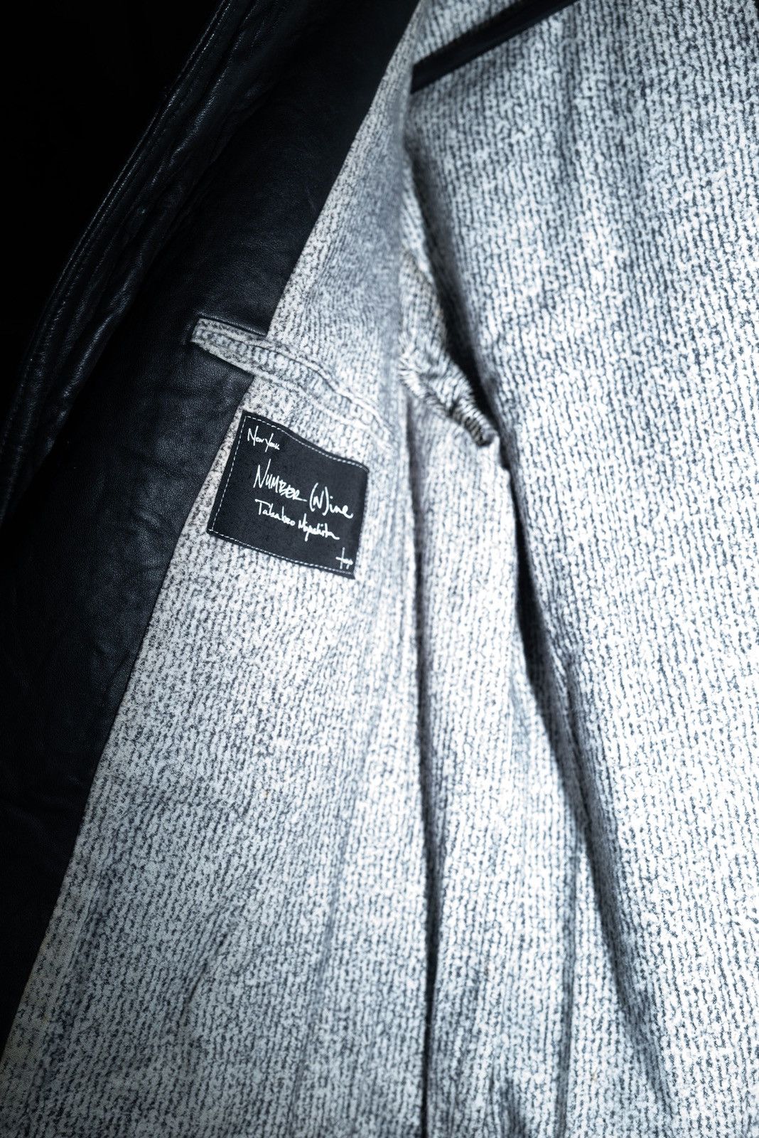 Number (N)ine (N)umber Nine AW07 "Love, God, Murder" Leather Chore Jacket Size US S / EU 44-46 / 1 - 4 Thumbnail