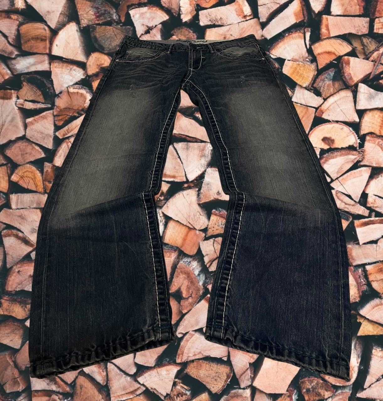 Japanese Brand × Vintage IfSixWasNine japanese Y2K Kapital style baggy jeans Size US 31 - 2 Thumbnail