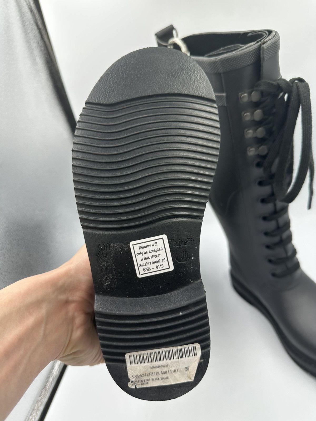 Off-White OFF-WHITE RIDER BOOTS Size US 5 / IT 35 - 14 Thumbnail