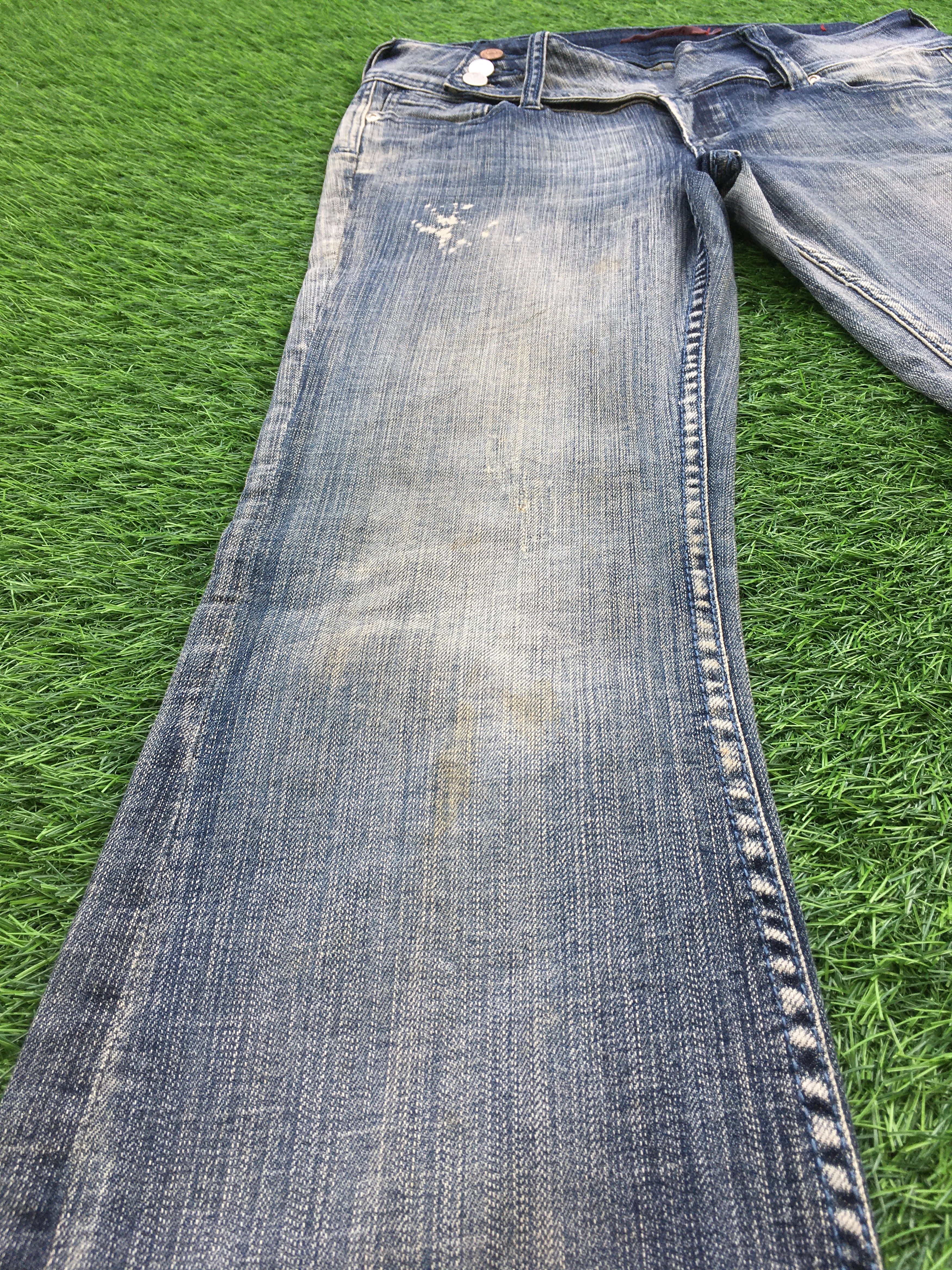 Japanese Brand Japanese Low Waist Flared Jeans #D-987 Size 29" - 6 Thumbnail