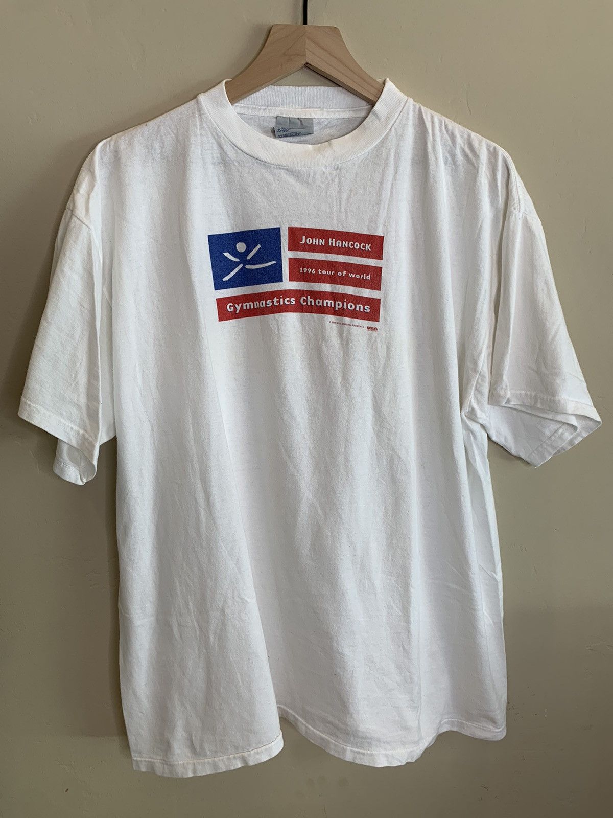 Vintage *RARE* Vintage 1996 John Hancock Gymnastics Champions Shirt ...