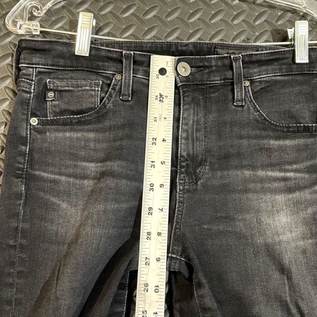 Denime AG Adriano Goldschmied Jeans Prima Cigarette Leg Black Wash Denim Women Size 26 Jeans Women 26 Black AG Adriano Goldschmied Primeiro Cigarette? Size 26" / US 2 / IT 38 - 7 Thumbnail