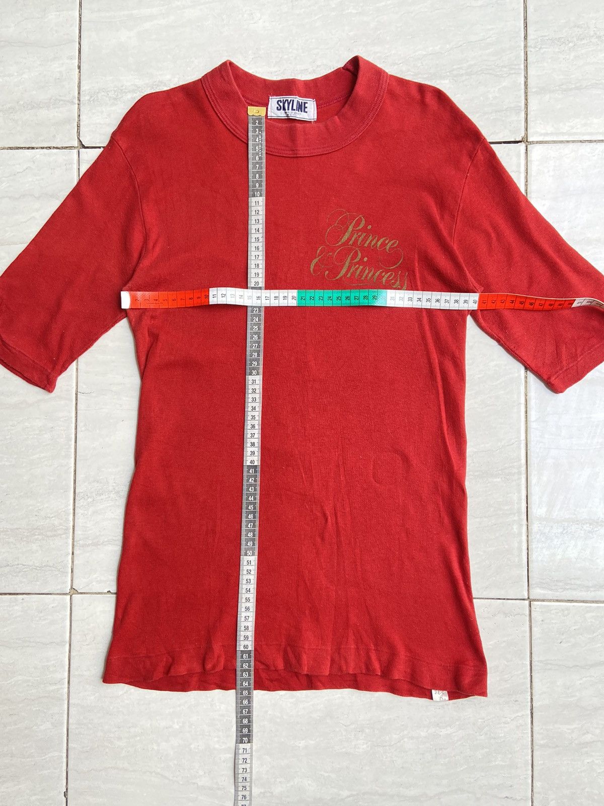 Issey Miyake Issey Miyake SKYLINE Red T-Shirt Size US XXS / EU 40 - 7 Thumbnail