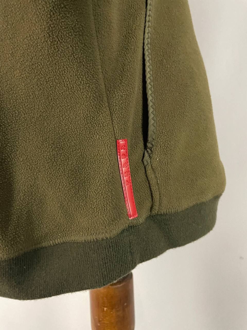 Prada Prada Fleece Sweater Khaki Zip Size US XXL / EU 58 / 5 - 7 Thumbnail