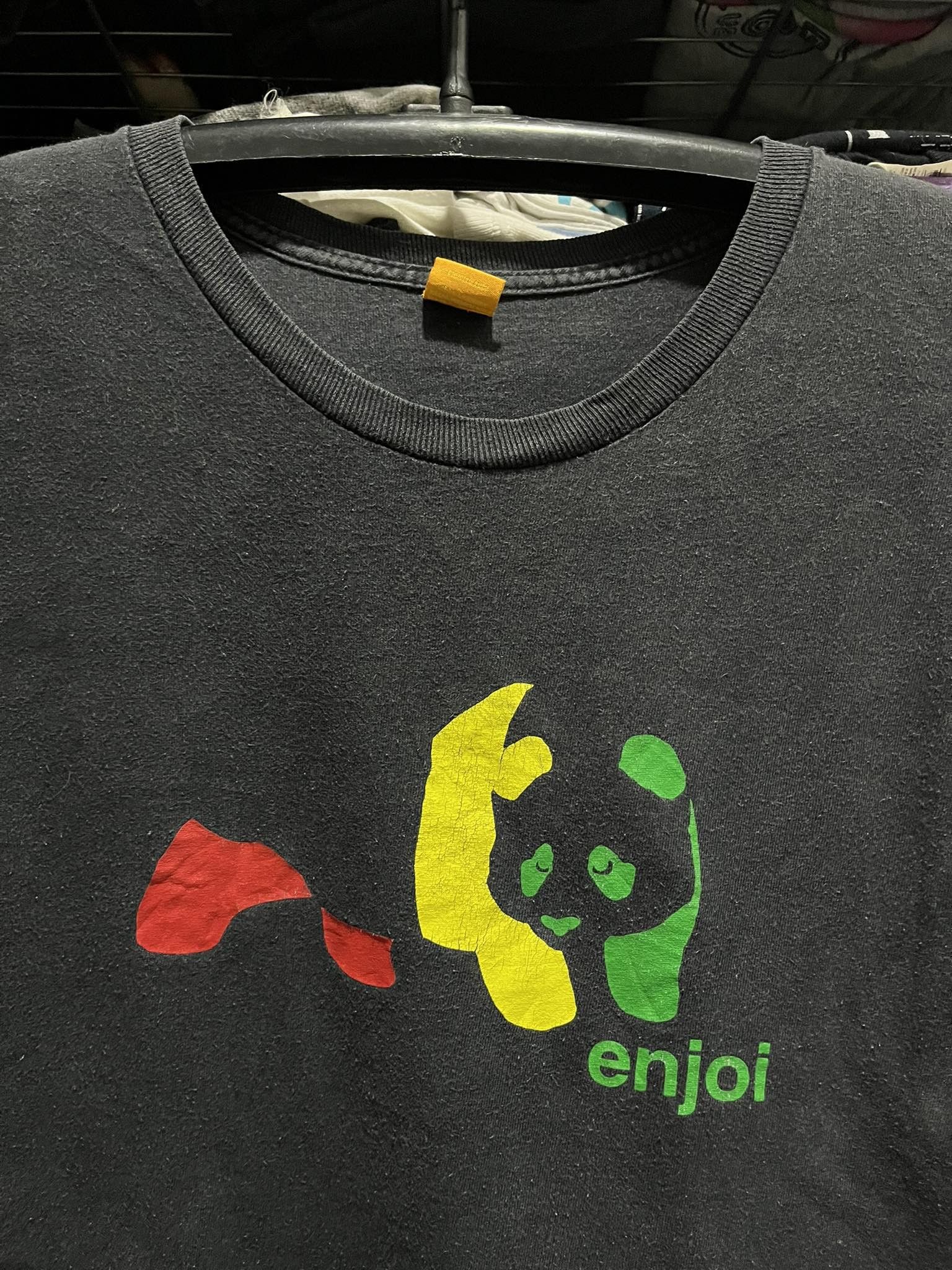 Enjoi Enjoi Skateboard Rasta Panda Tee 00s Size US L / EU 52-54 / 3 - 2 Thumbnail