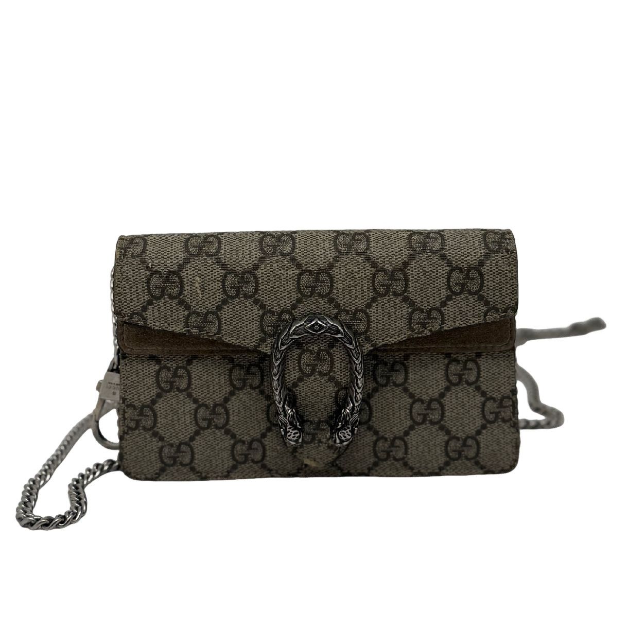 Gucci Gucci Dionysus Super Mini GG Supreme Canvas Bag Size ONE SIZE - 1 Thumbnail