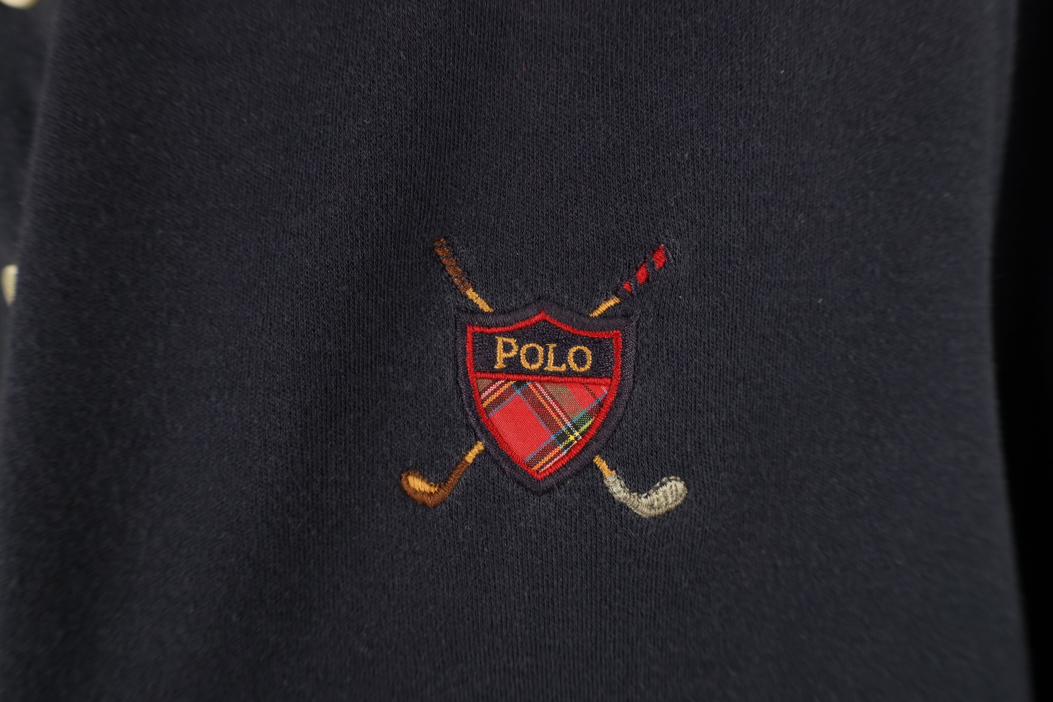 Ralph Lauren Vintage 90s Ralph Lauren 30th Anniversary Crest Polo Shirt Size US XL / EU 56 / 4 - 5 Thumbnail