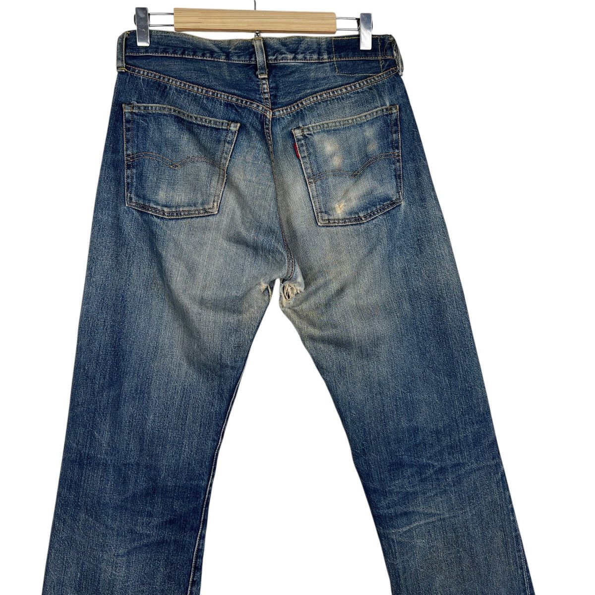 Levi's Vintage Clothing 90s Levis Lvc Lot 66501 Big E Selvedge Denim Jeans Size US 30 / EU 46 - 5 Thumbnail