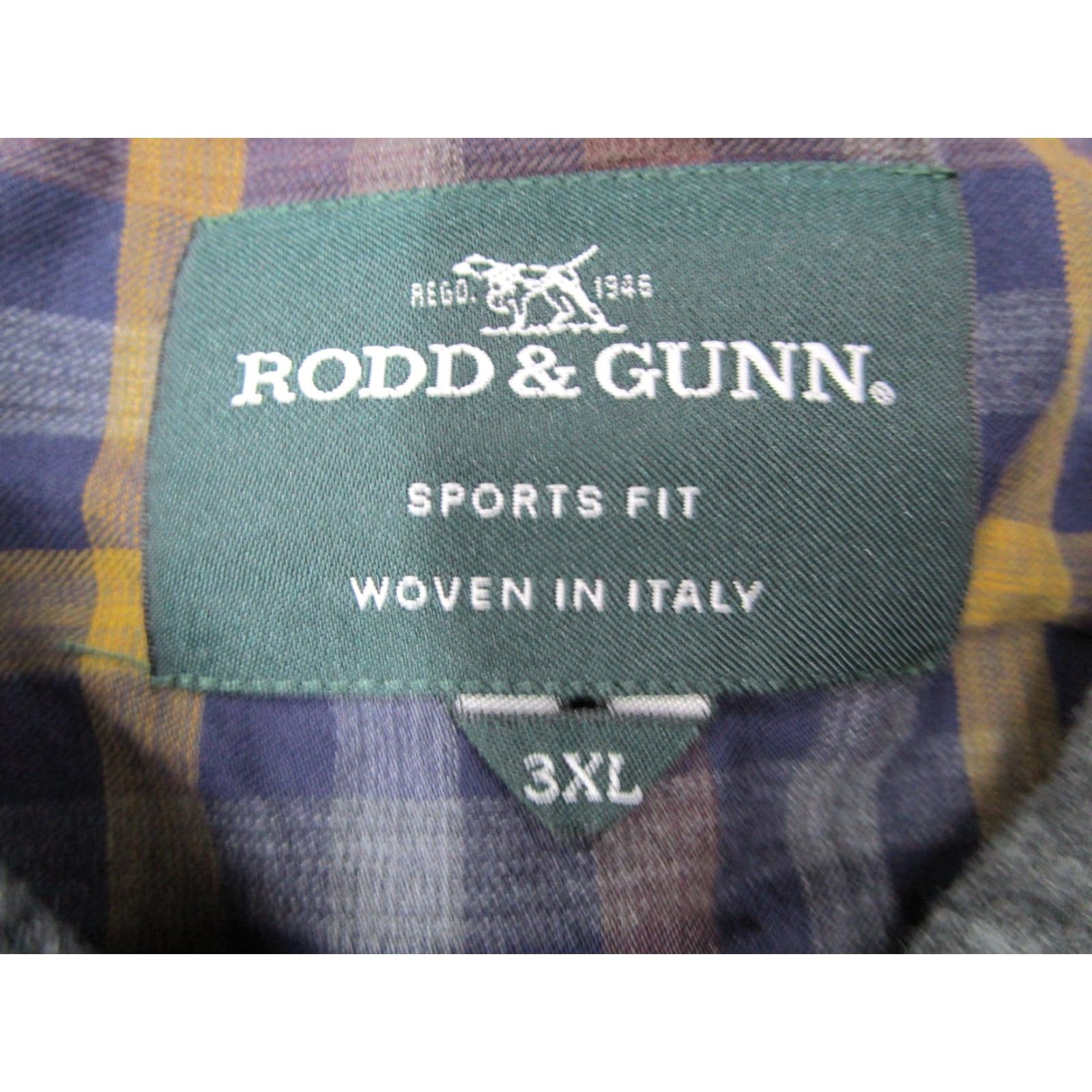 Rodd & Gunn RODD & GUNN Shirt Mens 3XL Blue Check Sports Fit Long Sleeve Button Up Casual Workwear Size US XXL / EU 58 / 5 - 3 Thumbnail