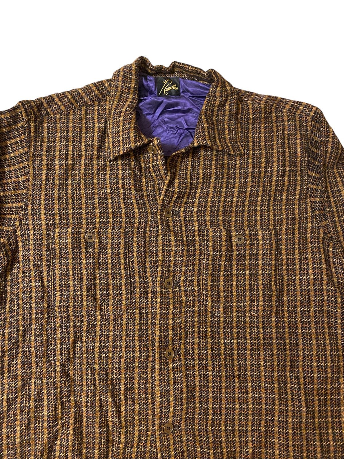 Needles Needles tweed wool flannel jacket Japanese Brand Size US M / EU 48-50 / 2 - 4 Thumbnail
