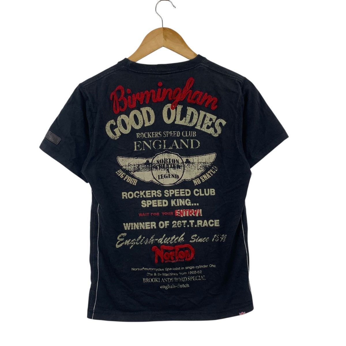 Norton NORTON MOTORCYCLE ENGLAND Rockers Speed Club Tee Shirt Top Size M / US 6-8 / IT 42-44 - 6 Thumbnail