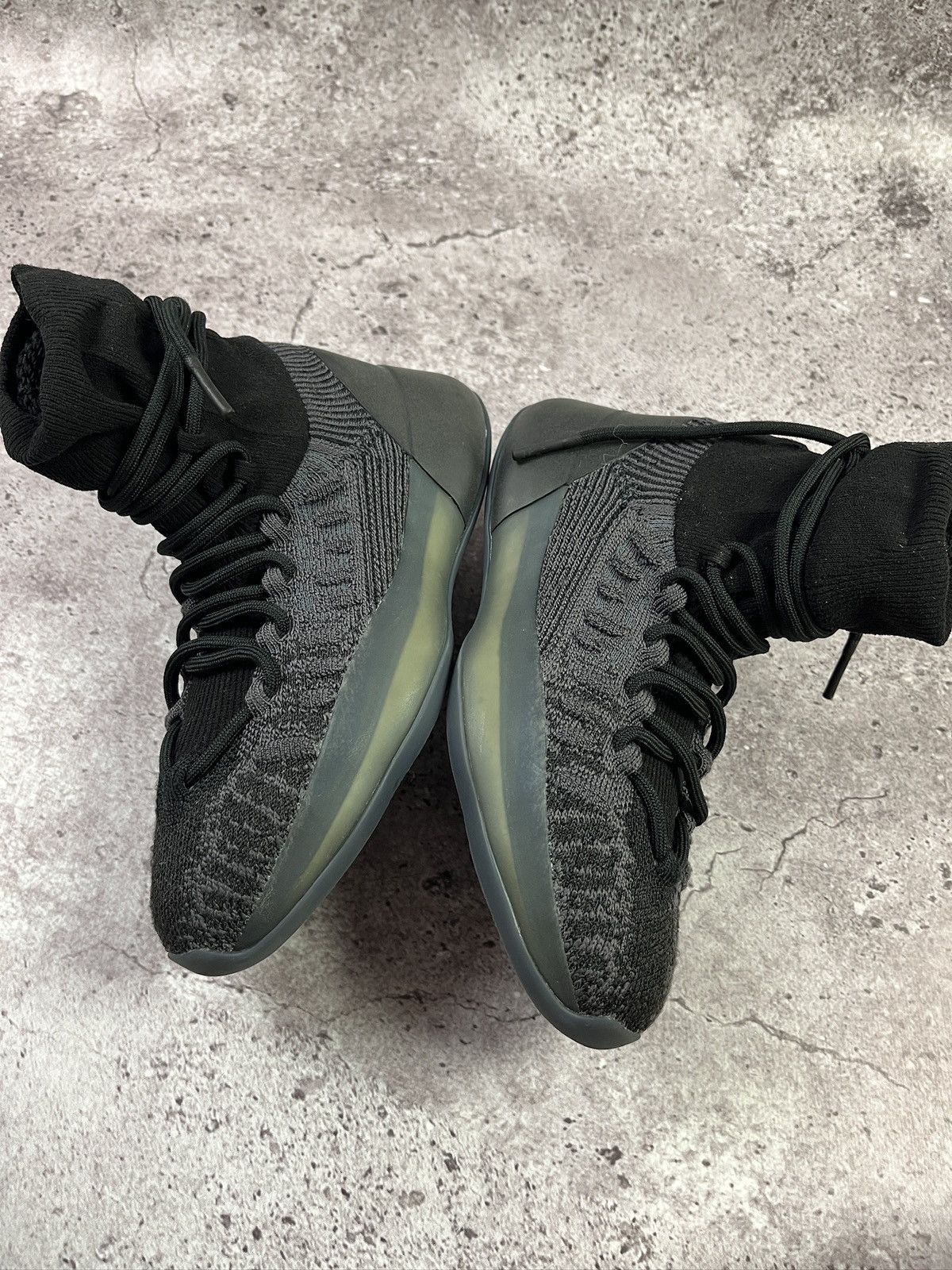 Adidas × Kanye West Adidas Yeezy Bsktbl Knit Slate Onyx Size US 4 / IT 34 - 5 Thumbnail