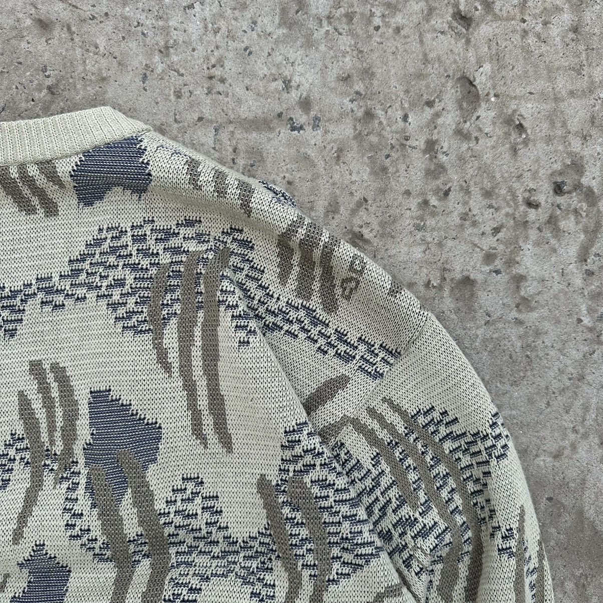 Designer × Japanese Brand Vintage Japanese Style Knit Cardigan Crazy Fit Y2K 00s USA Size US L / EU 52-54 / 3 - 8 Thumbnail