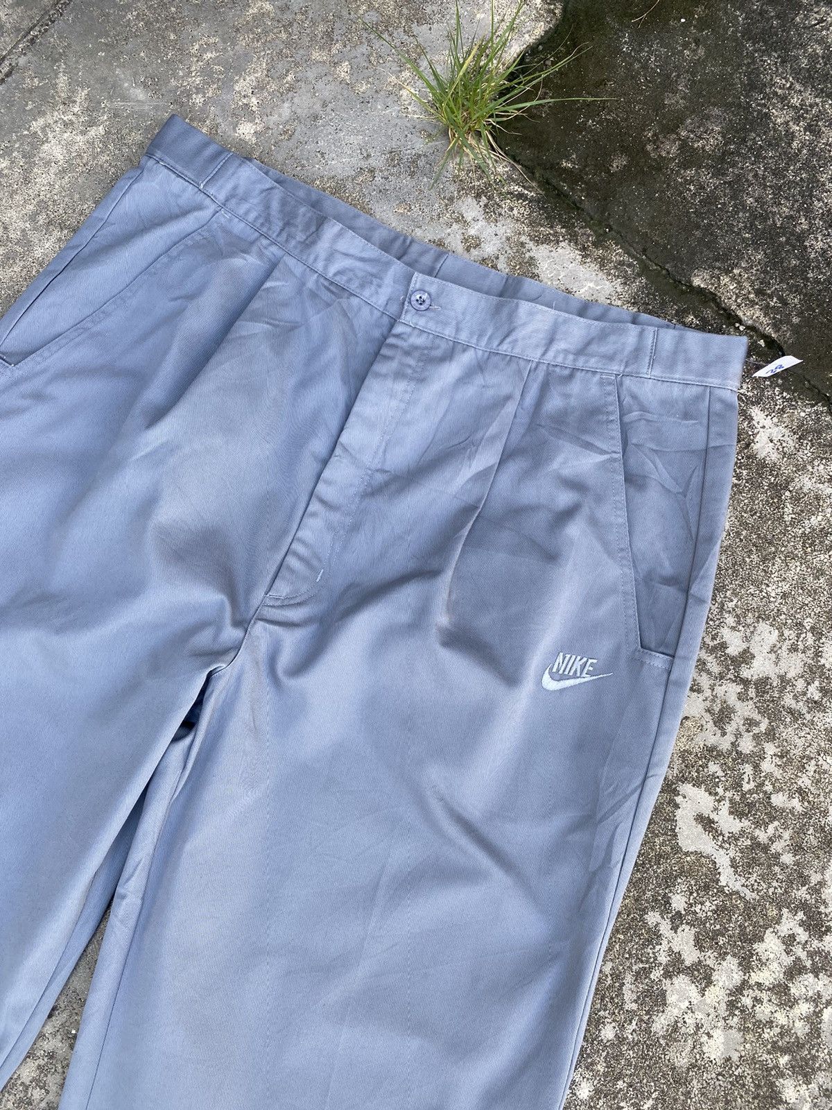 Vintage 🔥 Rare 🔥 Vintage 90s Nike Pants - Grey Tag Size US 38 / EU 54 - 1 Thumbnail