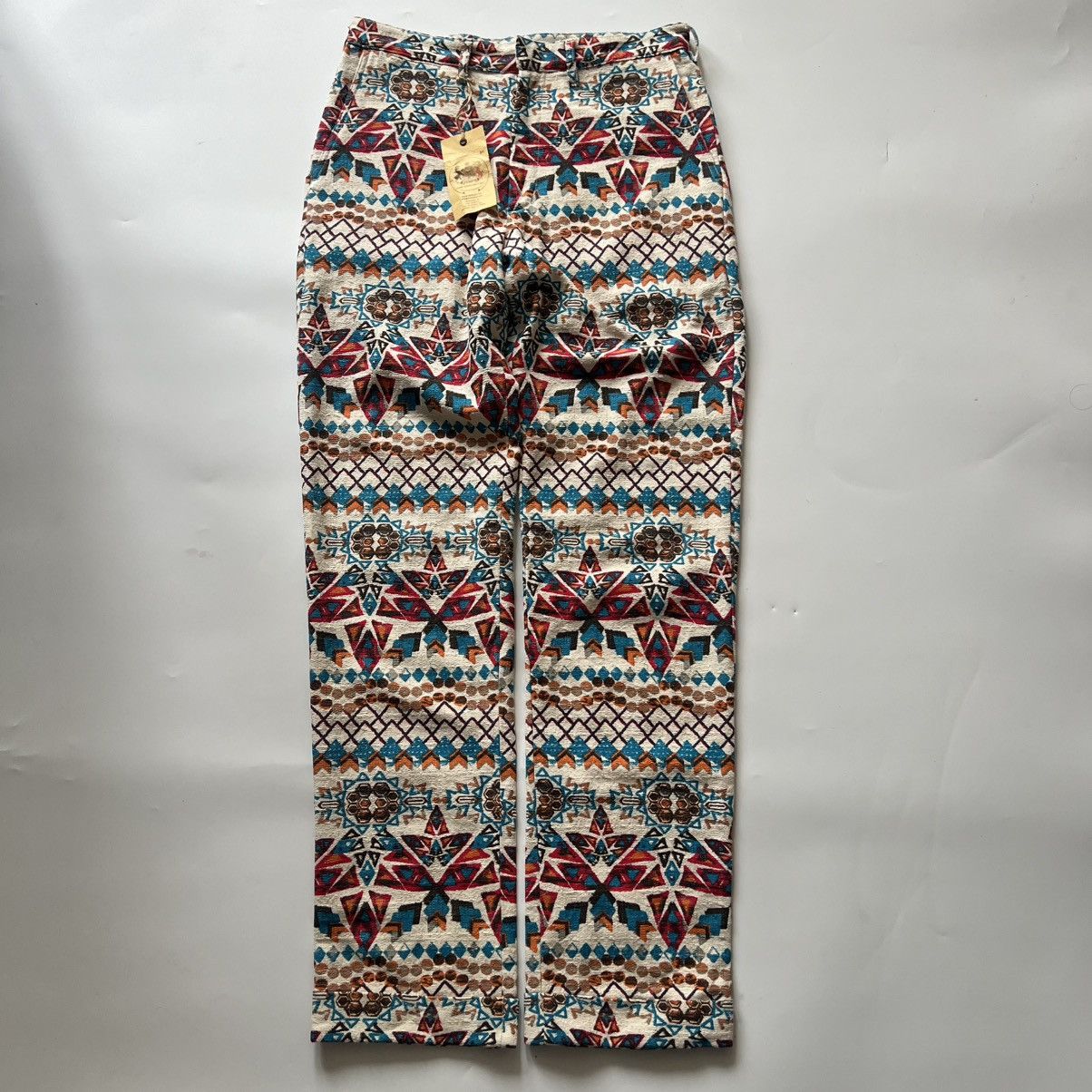 Monitaly Monitaly Navajo Pattern Trousers USA Vintage Inspired Pants Size US 32 / EU 48 - 1 Thumbnail
