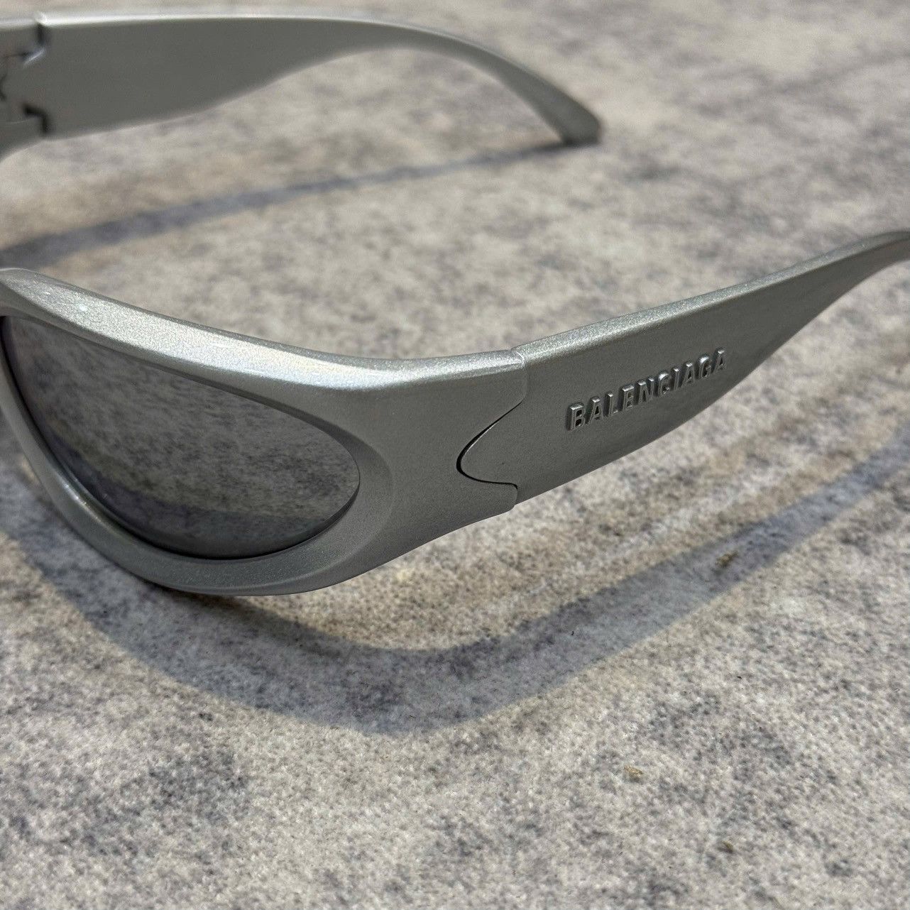 Balenciaga BALENCIAGA BB0157S 004 Sunglasses SILVER Size ONE SIZE - 2 Thumbnail