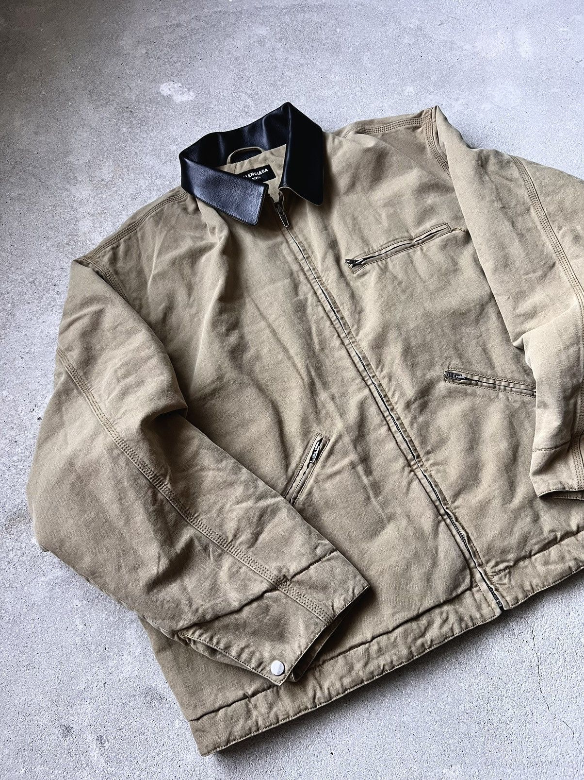 Balenciaga Balenciaga Worker Jacket Canvas Size US L / EU 52-54 / 3 - 10 Thumbnail