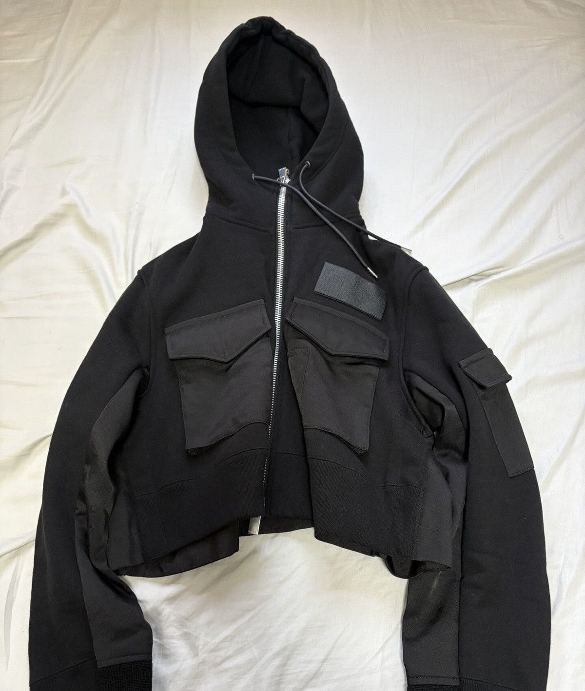 Sacai Sacai X Spiewak 24FW Short & Wide Zip-Up Jacket Size US L / EU 52-54 / 3 - 1 Thumbnail