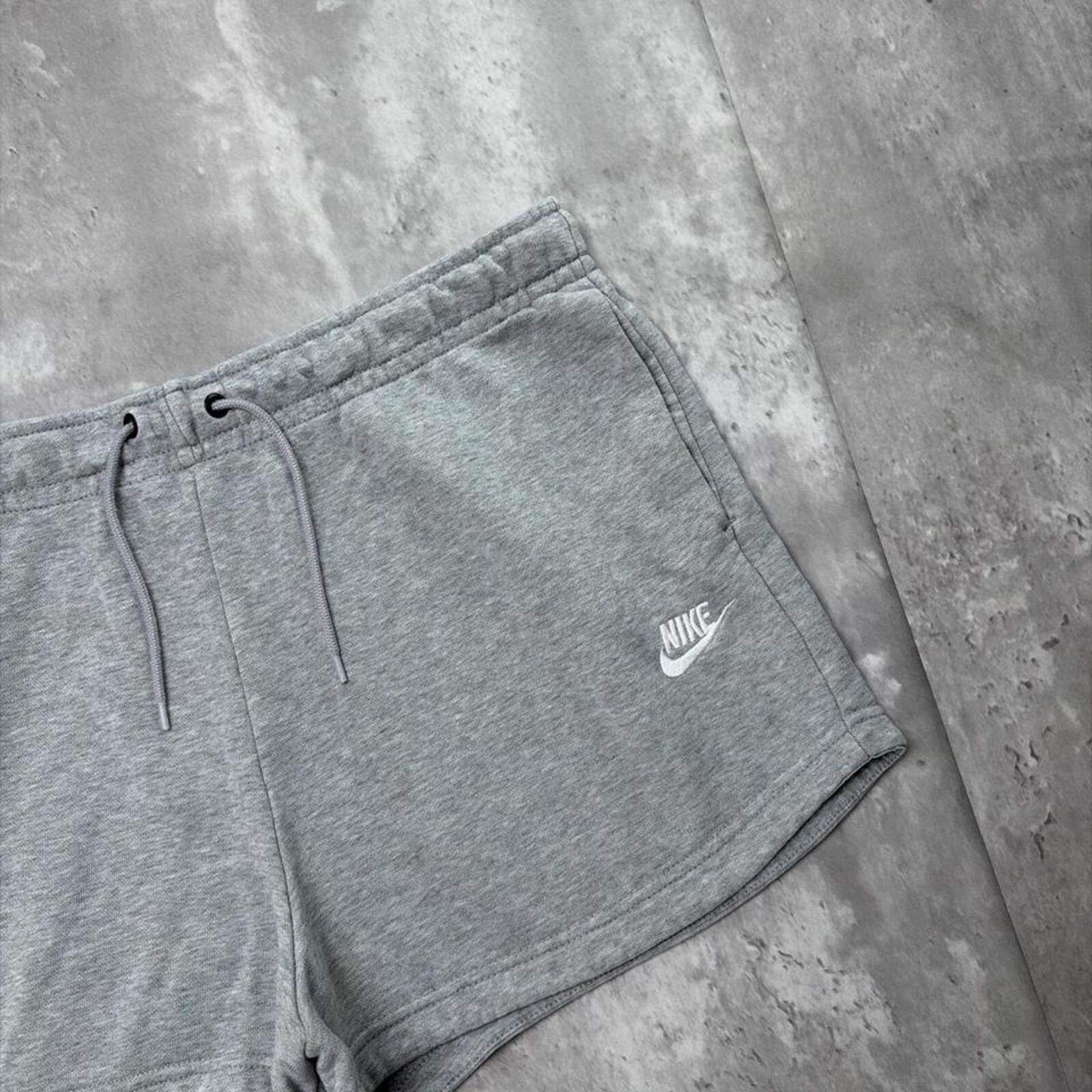 Nike Y2K Grey Nike Swoosh Mini Shorts Size 40" / US 18 - 3 Thumbnail