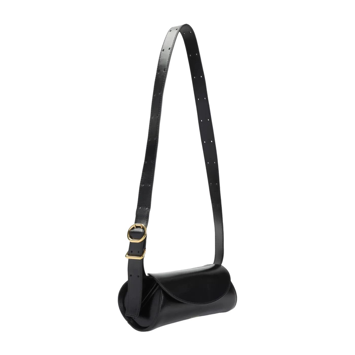 Jil Sander JIL SANDER Cannolo Mini Black Leather Shoulderbag Size ONE SIZE - 3 Thumbnail
