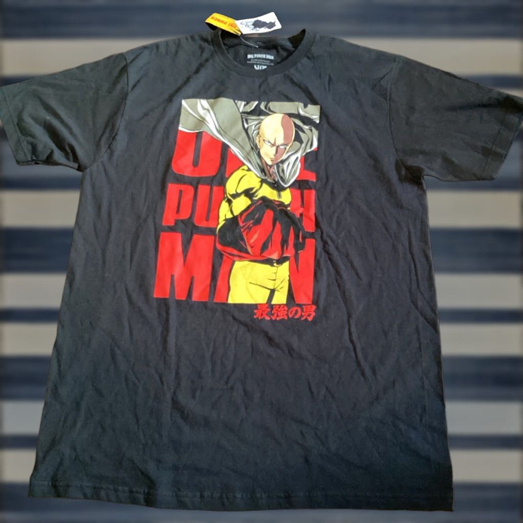 Vintage VINTAGE One Punch Man T-Shirt Horror Anime Black XL Unisex Adults Size US XL / EU 56 / 4 - 1 Thumbnail