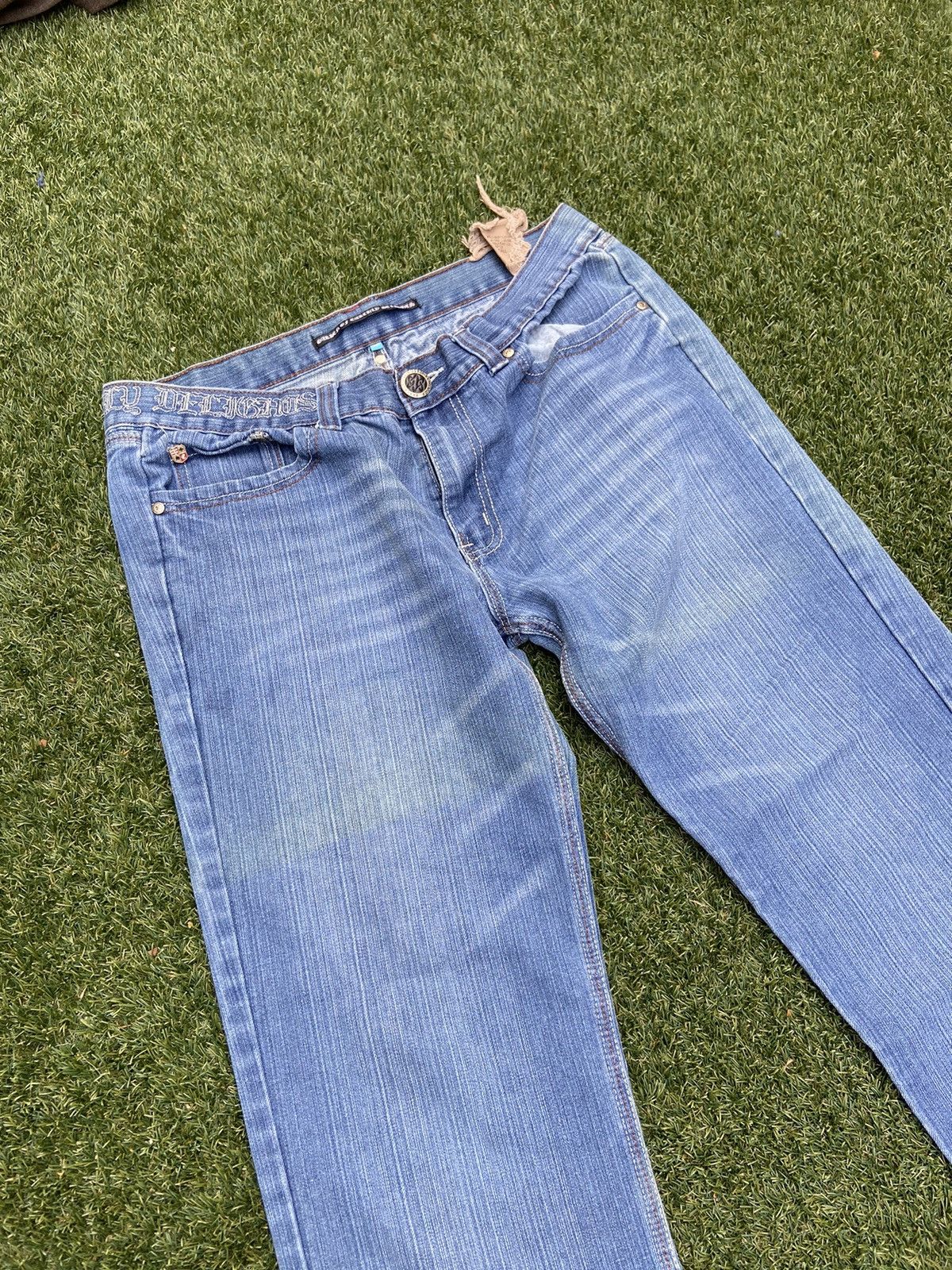 Vintage VTG 00’s / Y2K Embroidered Dagger Mens Jeans Size US 30 / EU 46 - 6 Thumbnail