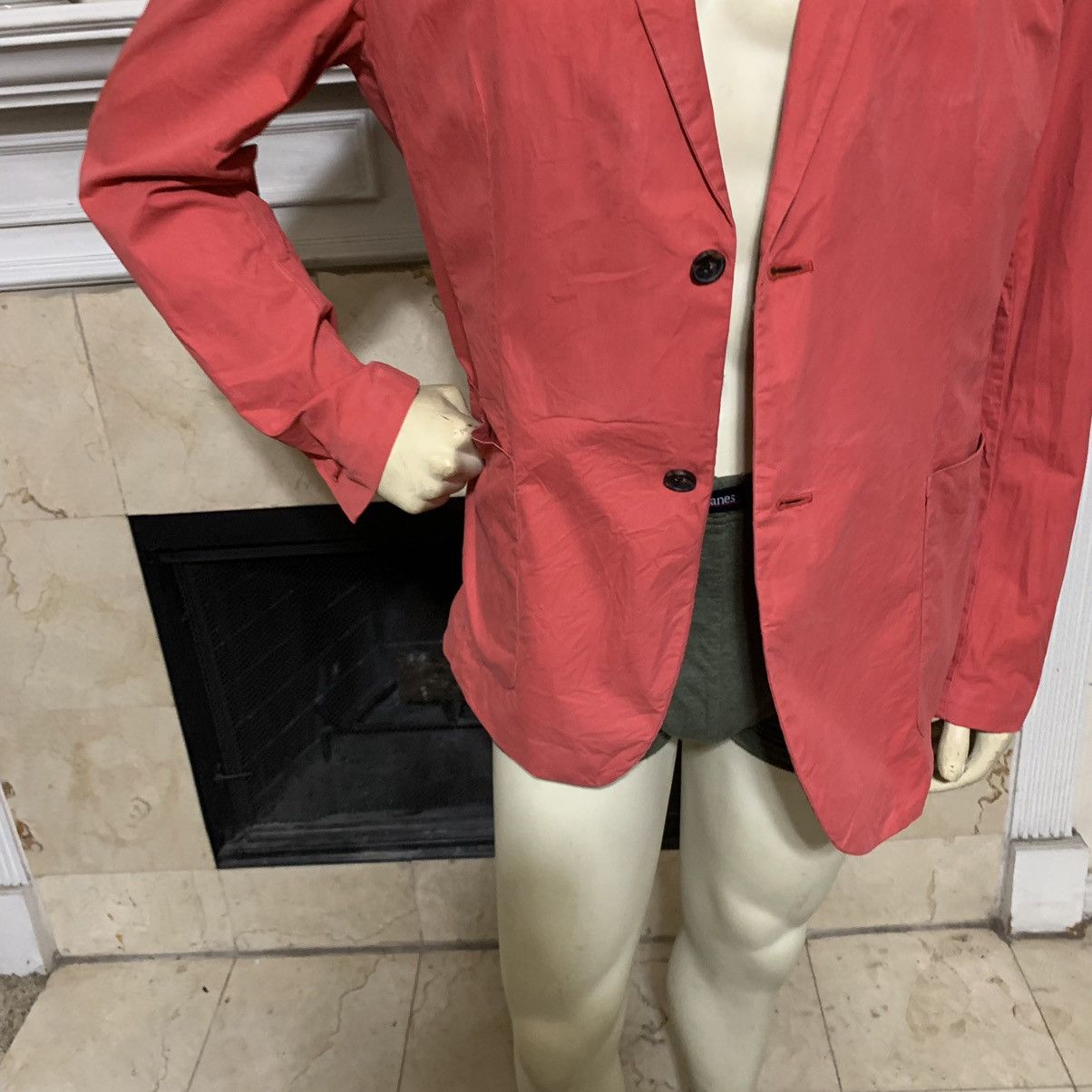 Theory Theory 2 Btn Single Vent Cotton Blazer Size 44R - 5 Thumbnail