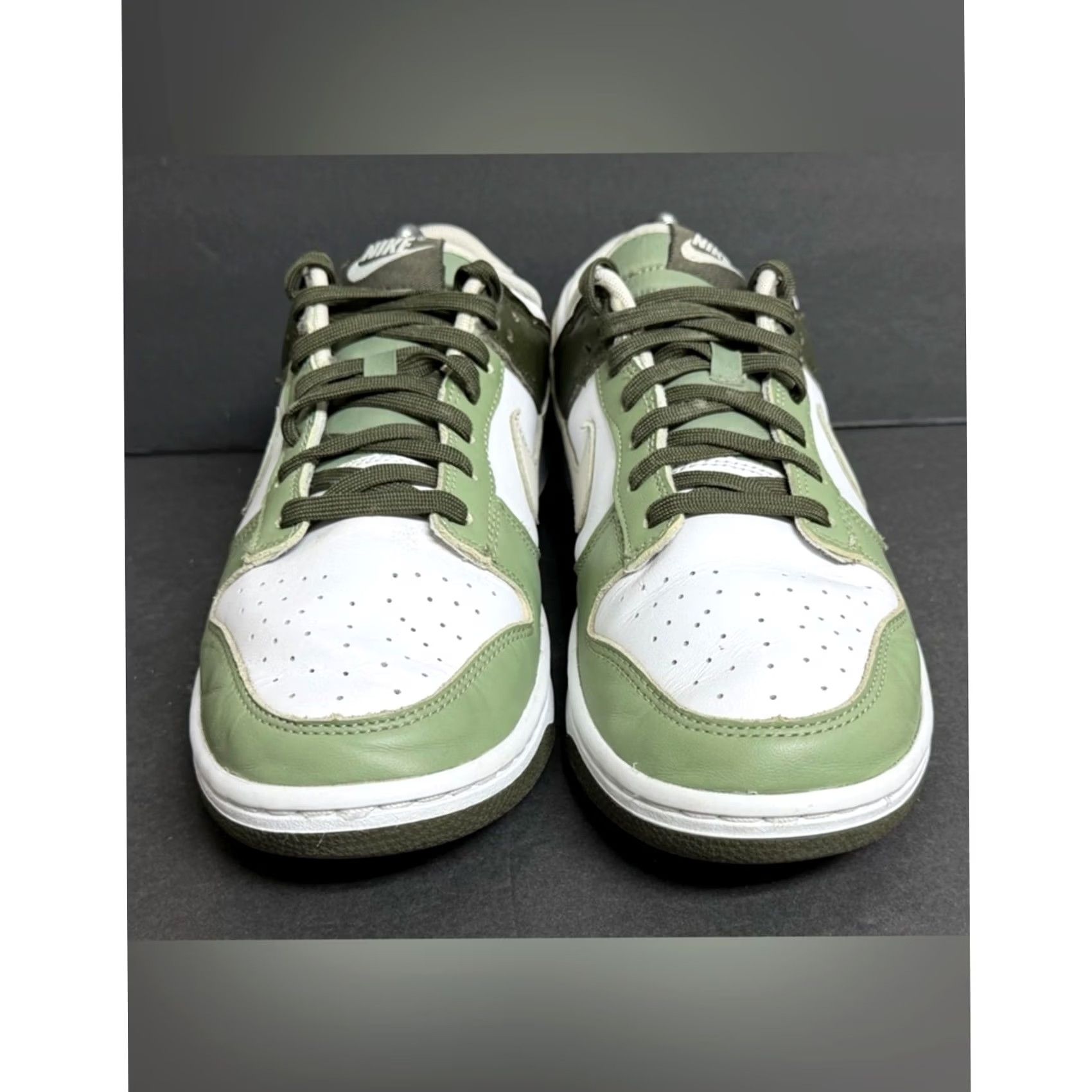 Nike Nike Dunk Low Oil Green Cargo Khaki White FN6882-100 Men 9.5 Shoes Size US 10 / EU 43 - 4 Thumbnail