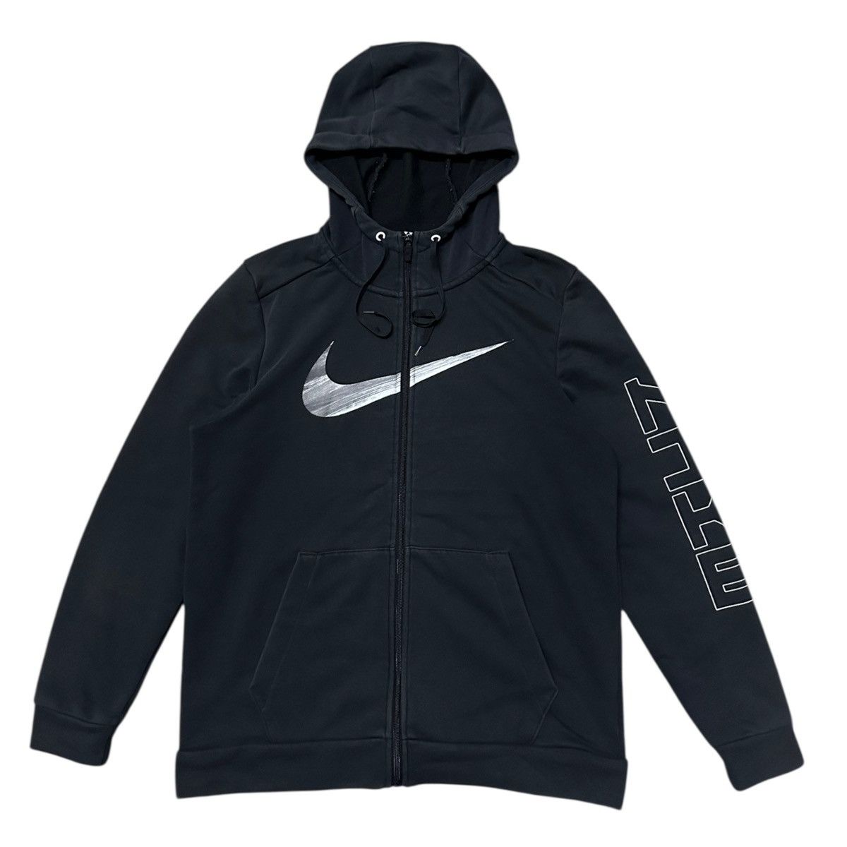 Nike Nike dri-fit full zipper big swoosh hoodie Size US M / EU 48-50 / 2 - 2 Thumbnail