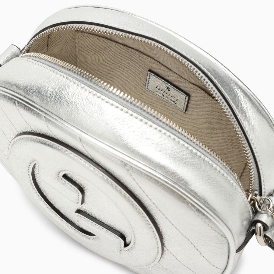 Gucci o1d2blof0824 Size: OS / Blondie Mini Shoulder Bag in Silver Size ONE SIZE - 4 Thumbnail