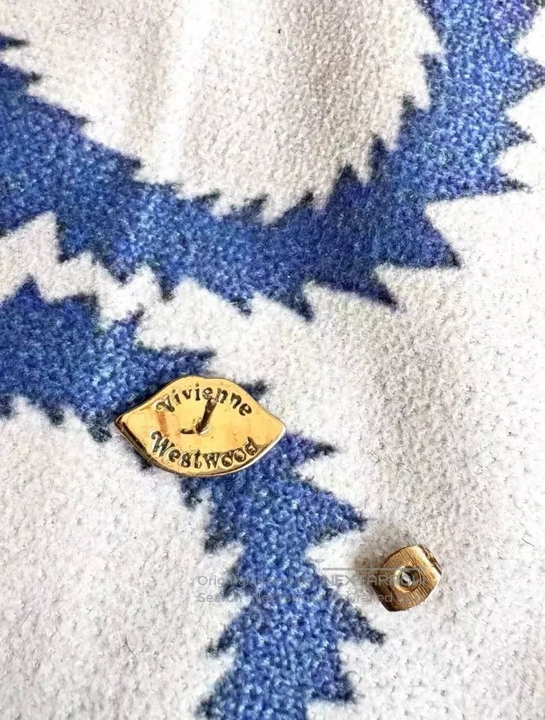 Vivienne Westwood Vivienne Westwood Antique red-lipped Saturn stud earrings Size ONE SIZE - 2 Thumbnail