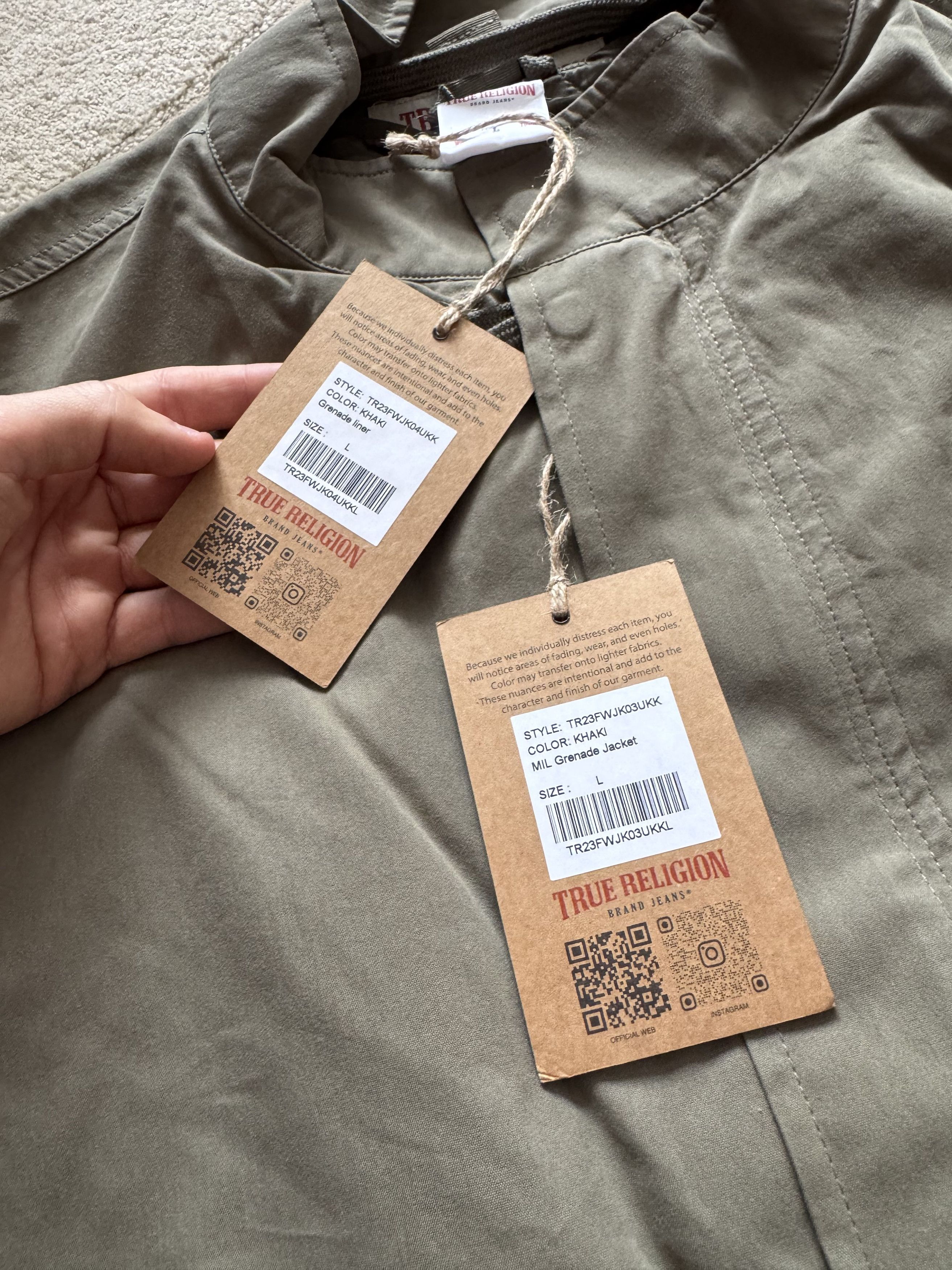 True Religion True Religion Grenade Bomber 2 in 1 Liner Jacket Japan Size US L / EU 52-54 / 3 - 3 Thumbnail