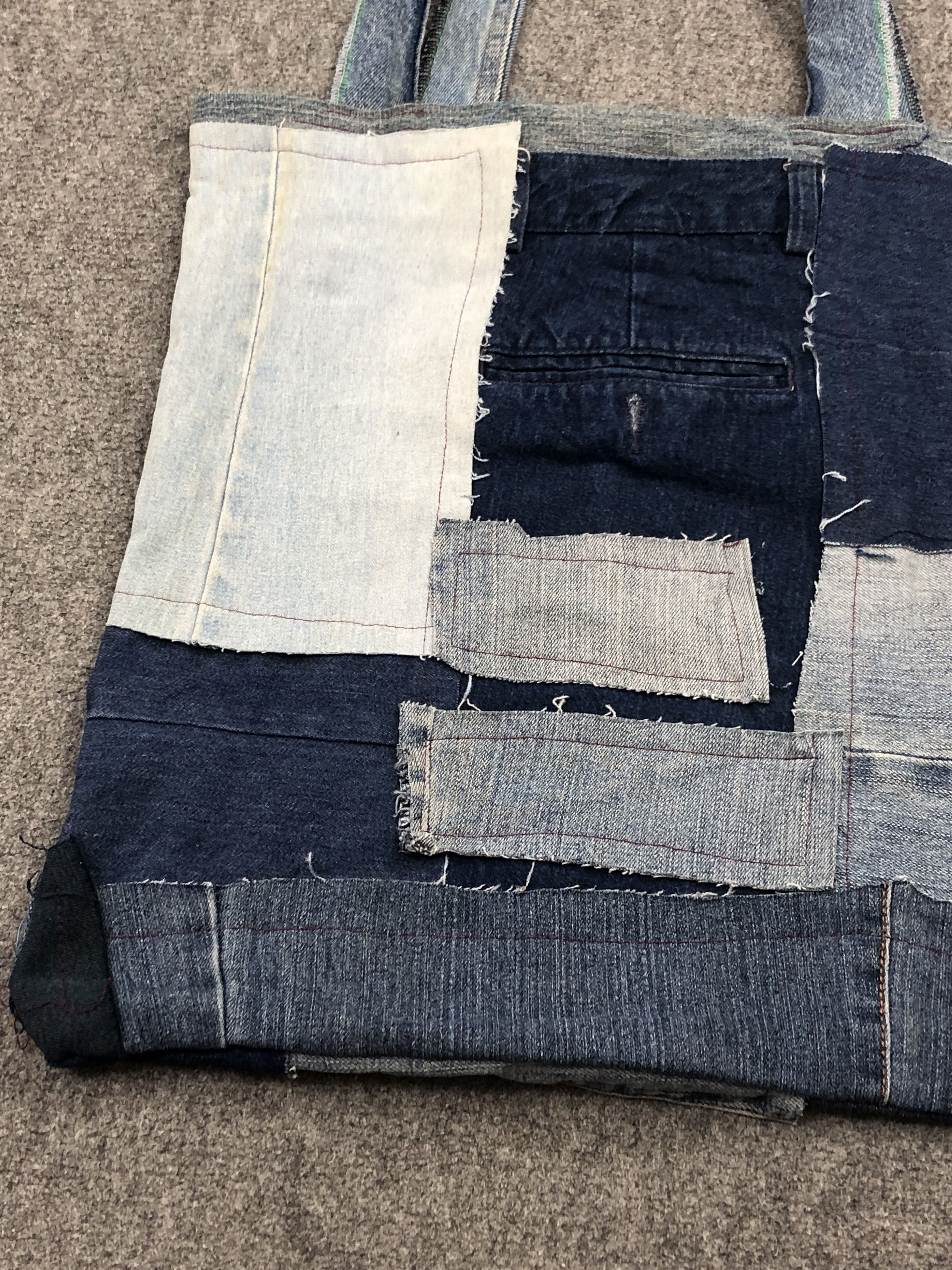 Handmade × Vintage Vintage Unbranded Jeans Custom Made Sling Bag Size ONE SIZE - 8 Thumbnail
