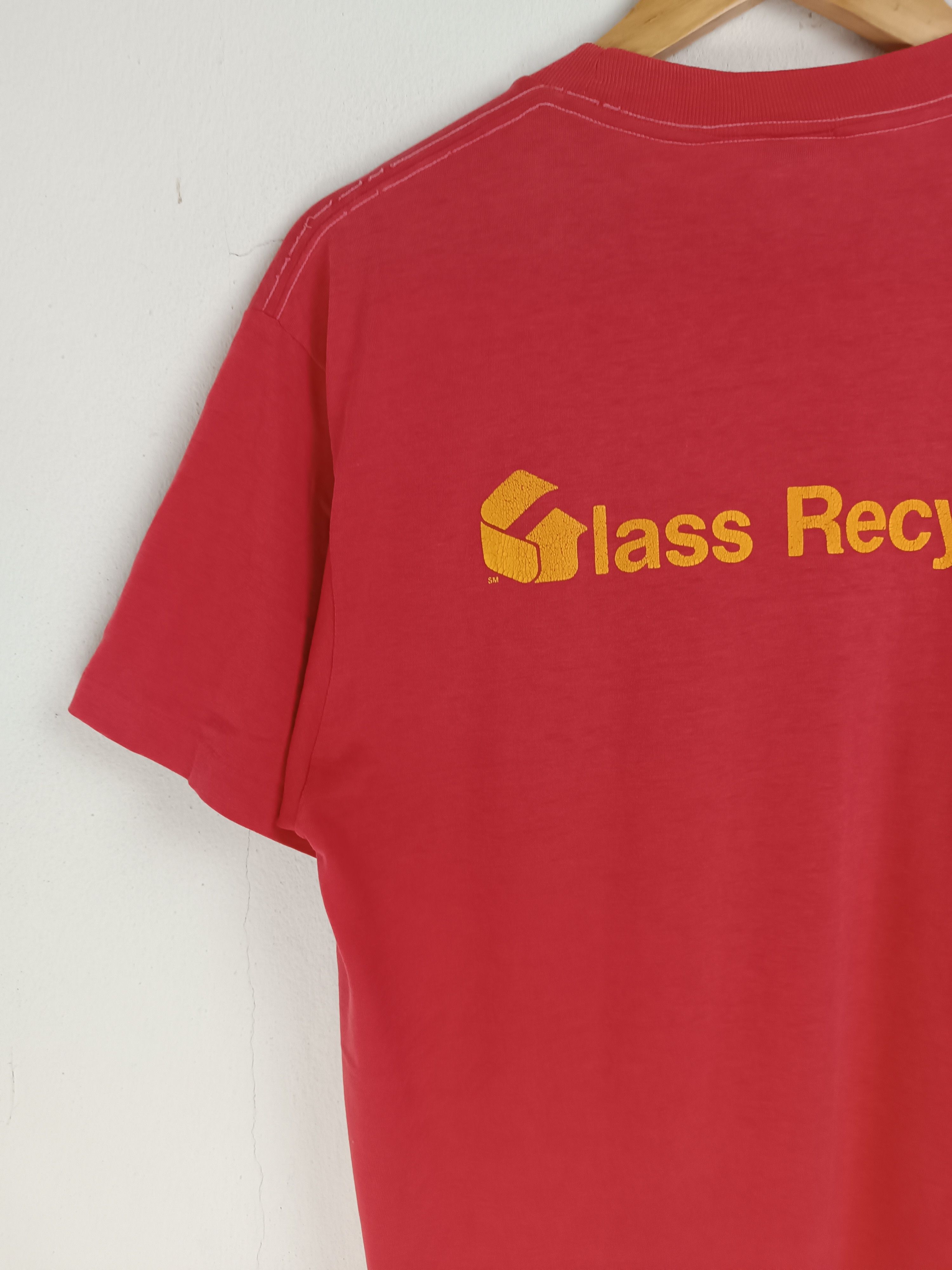Vintage VINTAGE 90'S GLASS RECYCLE USE ME DUMP ME HUMOR FUNNY TEE Size US M / EU 48-50 / 2 - 12 Thumbnail