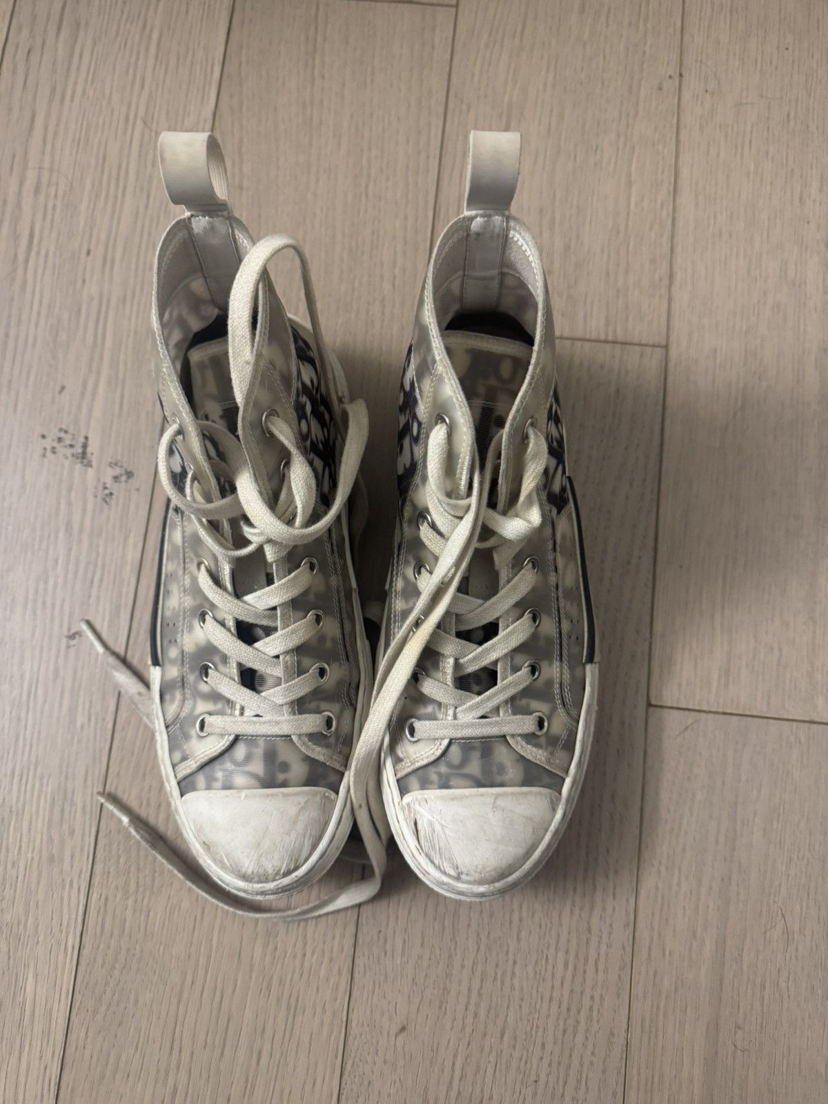 Dior Dior B23 Oblique High Top Sneakers Size US 7 / IT 37 - 5 Thumbnail