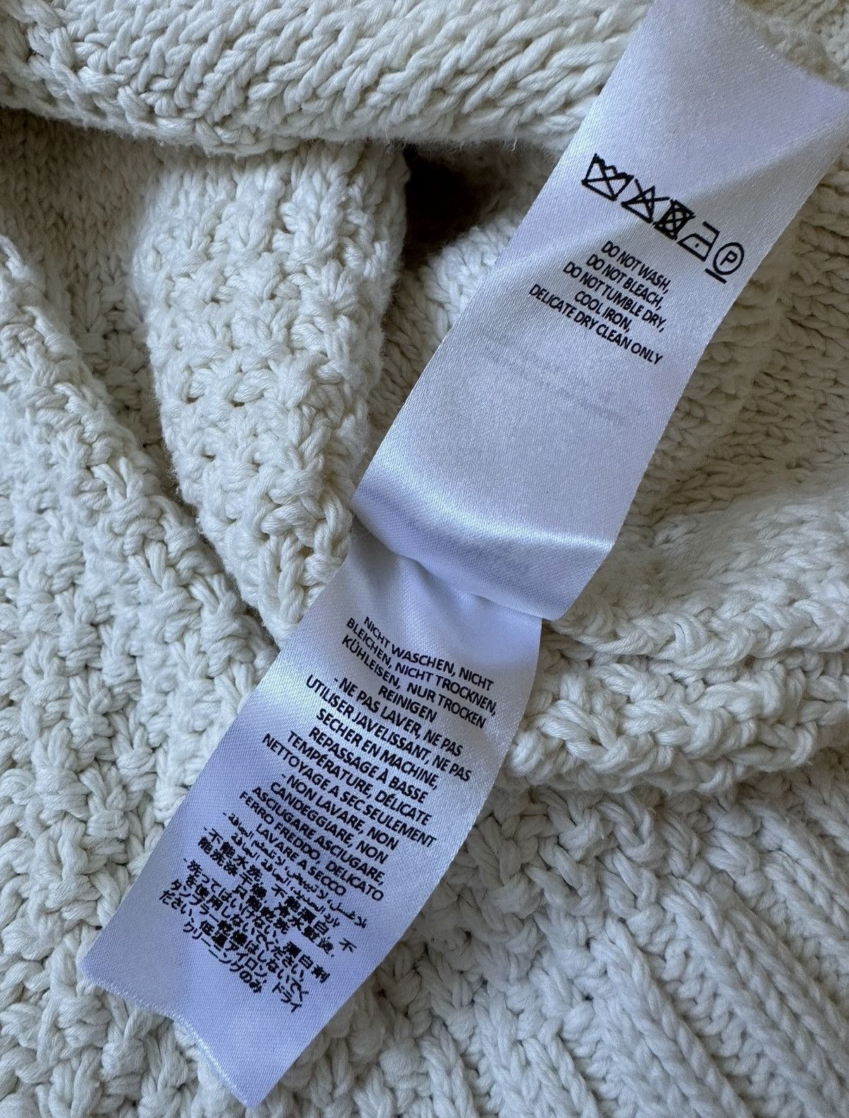 JW Anderson JW Anderson SS20 Cotton Patch Work Heavyweight Knit Sweater Size US XL / EU 56 / 4 - 8 Thumbnail