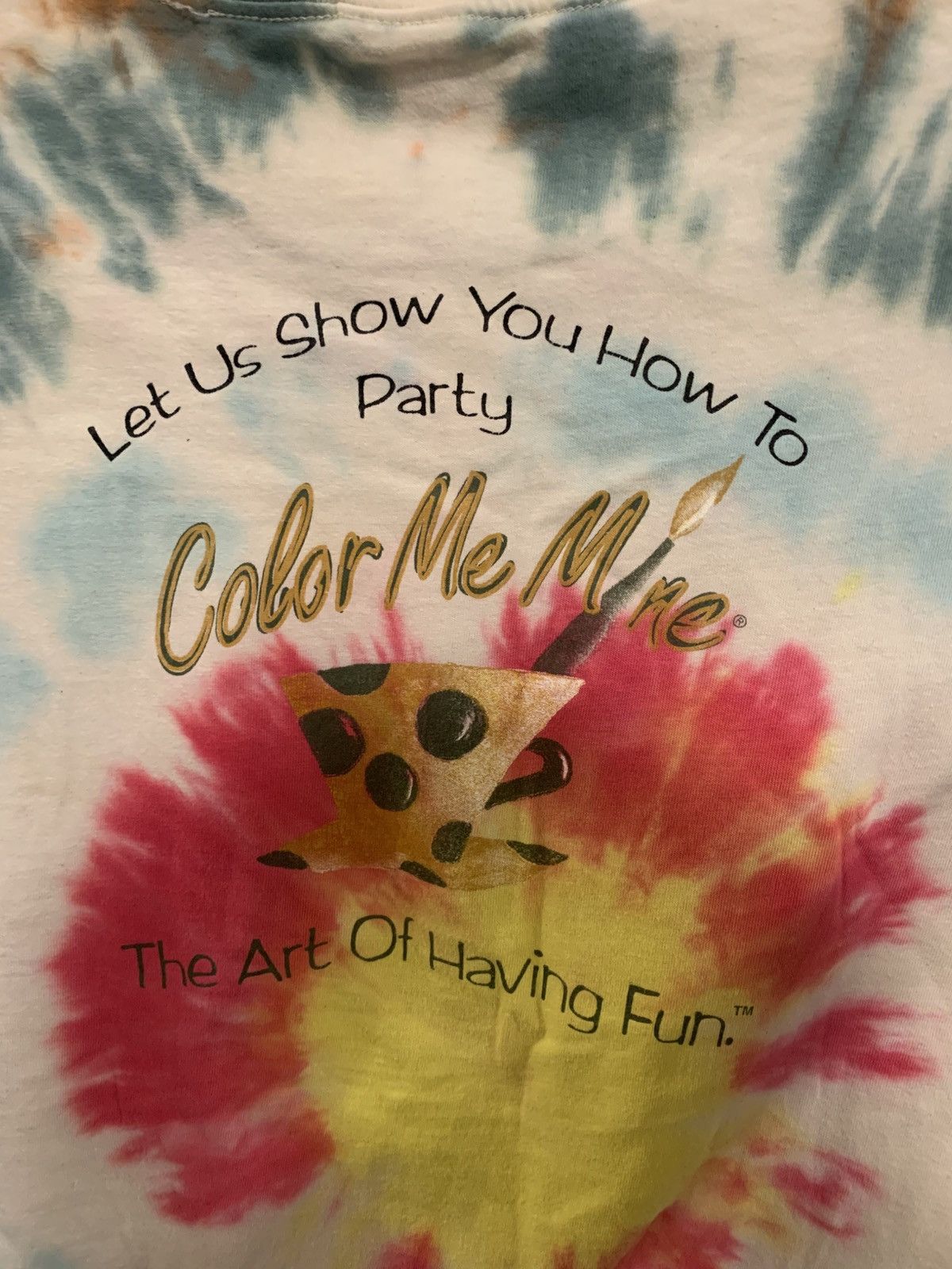 Hanes 90s hanes tye dye let us show you how to party tee Size US L / EU 52-54 / 3 - 2 Thumbnail