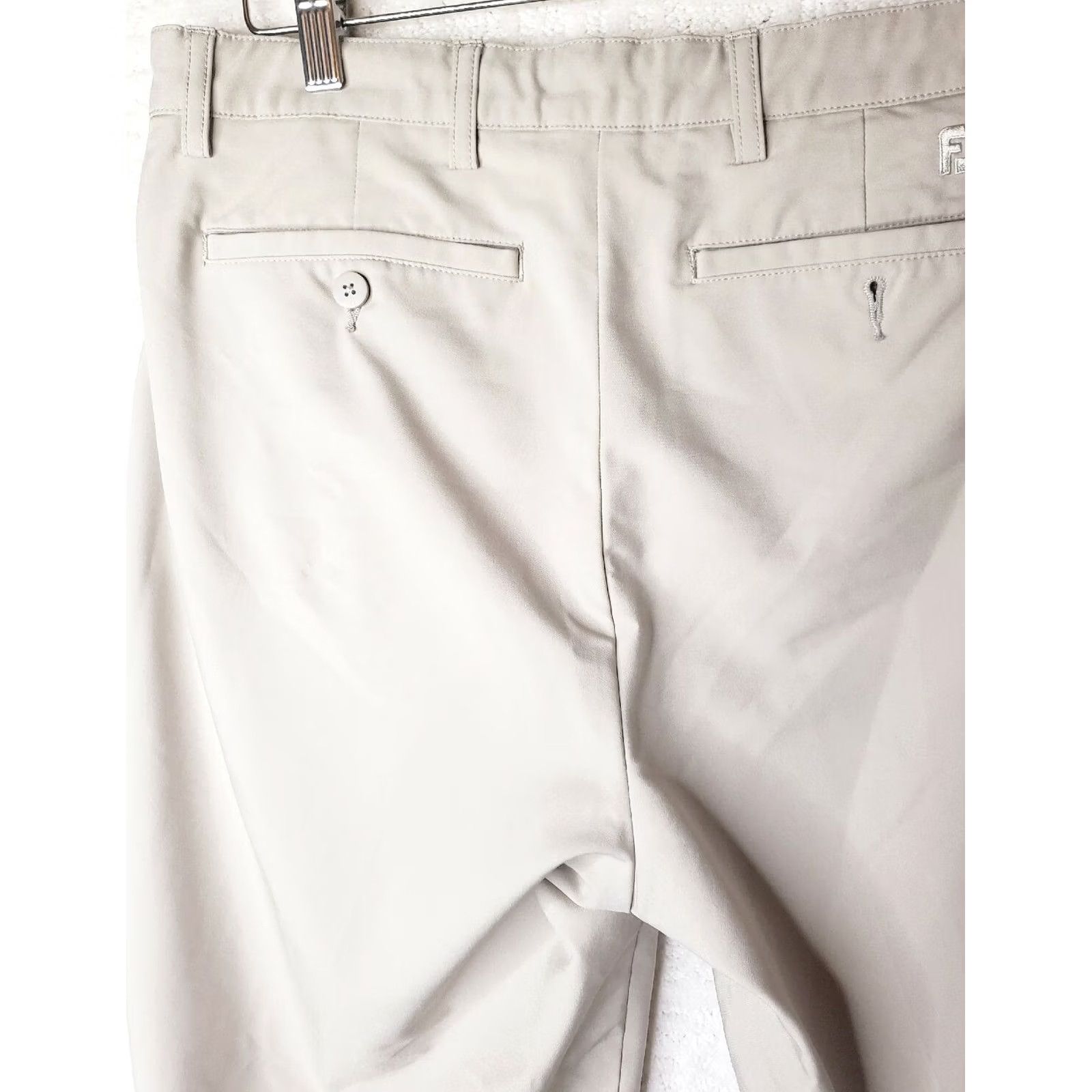 Footjoy FootJoy Pants Mens Golf Performance Athletic Beige Flat Front Stretch Sz 33x28.5* Regular Size Size US 33 - 7 Thumbnail