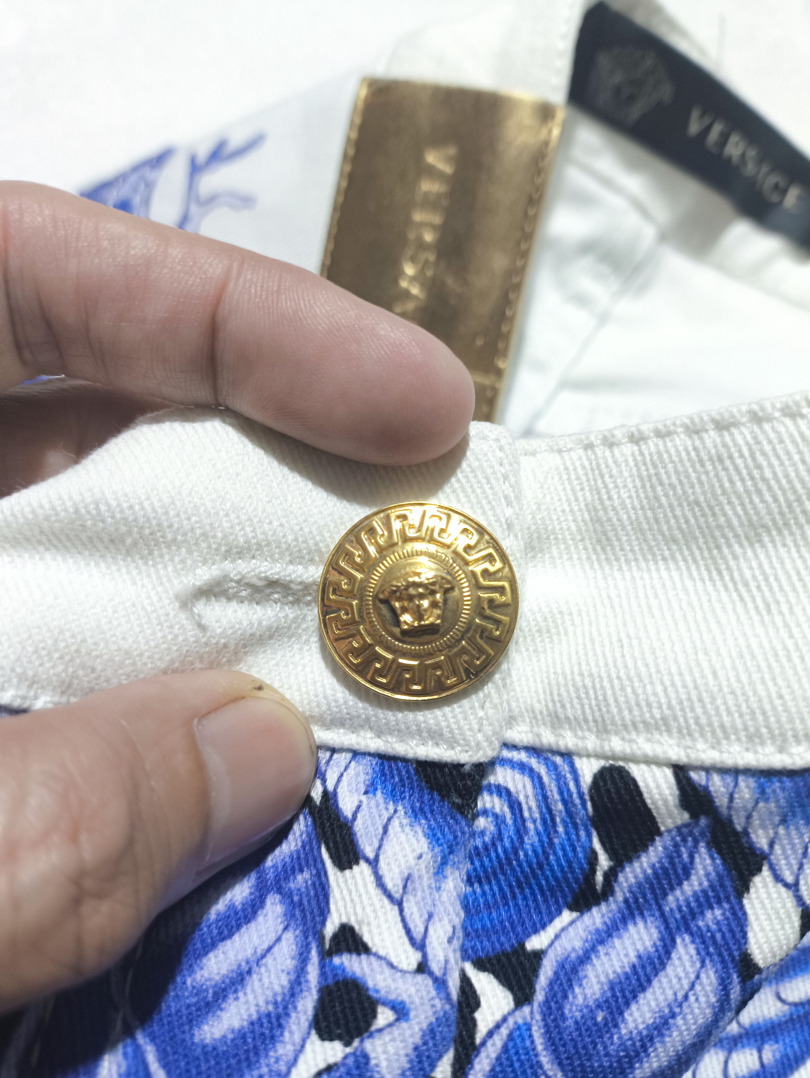 Versace Versace jeans full print Aqua life and Leopard Size 26" / US 2 / IT 38 - 5 Thumbnail