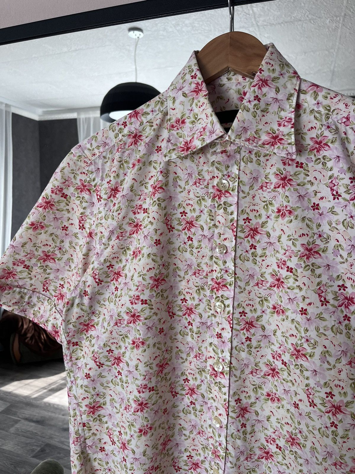 Allsaints Allsaints Flowered Hawaiian Summer Shirt Short Sleeve Flower Size US M / EU 48-50 / 2 - 1 Thumbnail