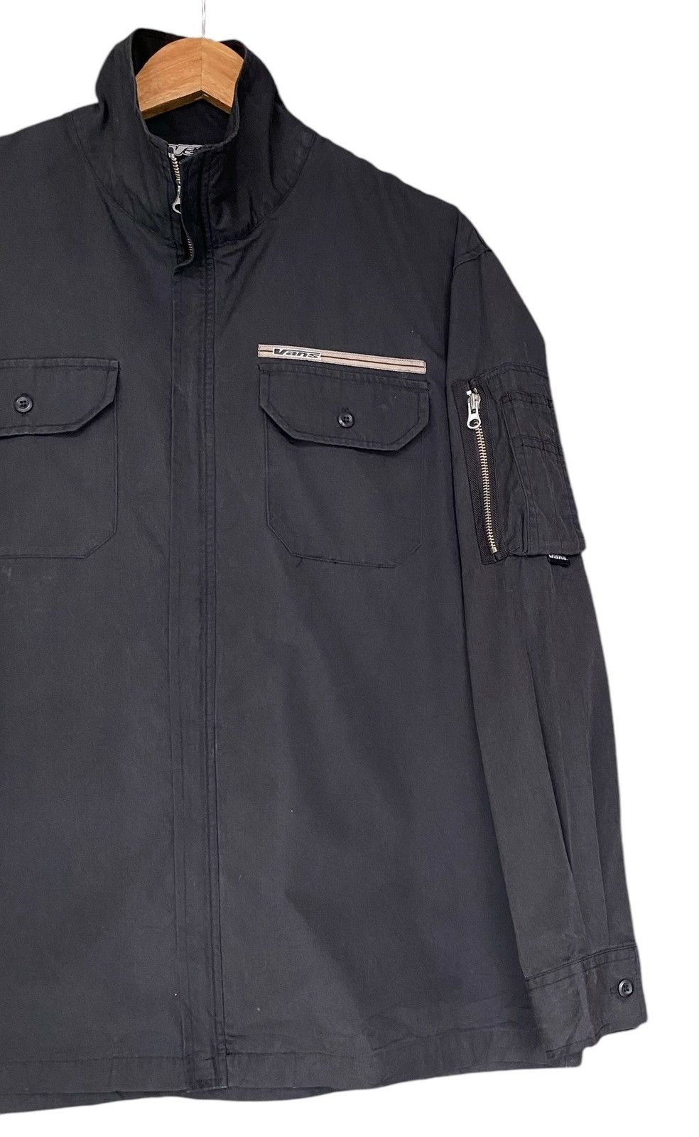 Vans Black VANS Light Zipper Jacket Size US M / EU 48-50 / 2 - 2 Thumbnail