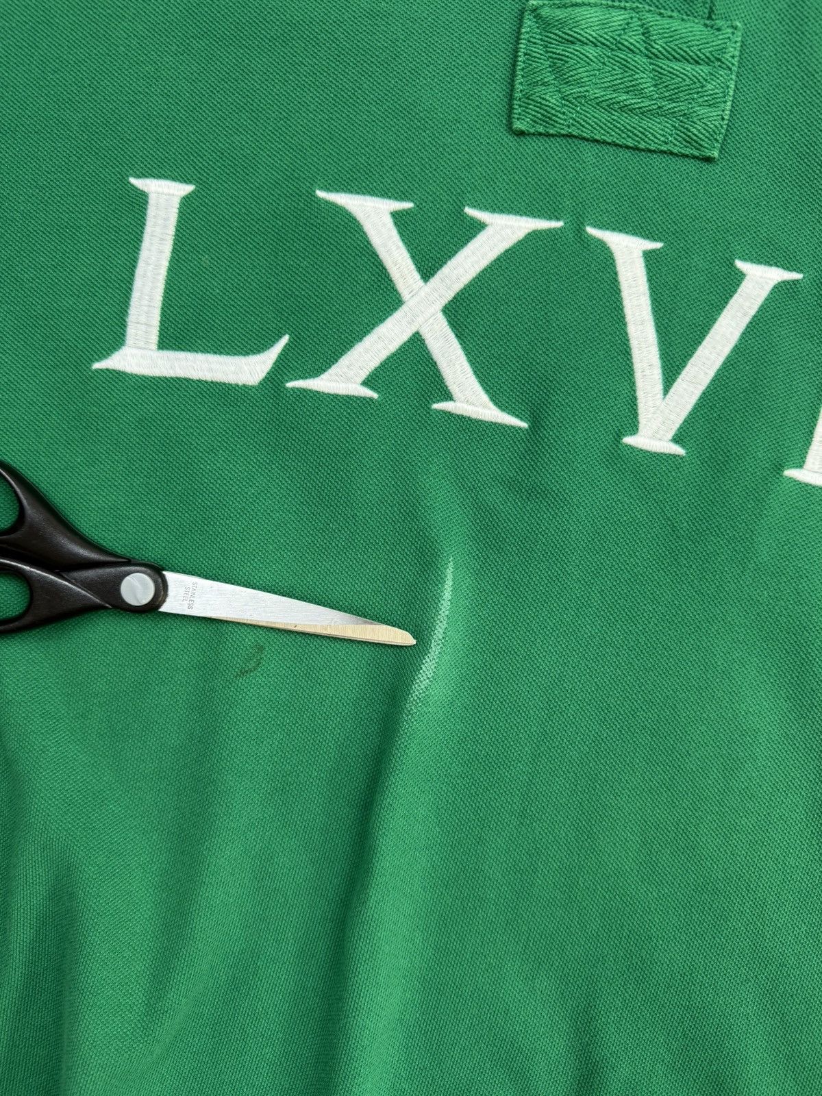 Polo Ralph Lauren Vintage Polo Ralph Lauren LXVII #3 Big Logo Y2K Polo T-Shirt Size US XXL / EU 58 / 5 - 19 Thumbnail