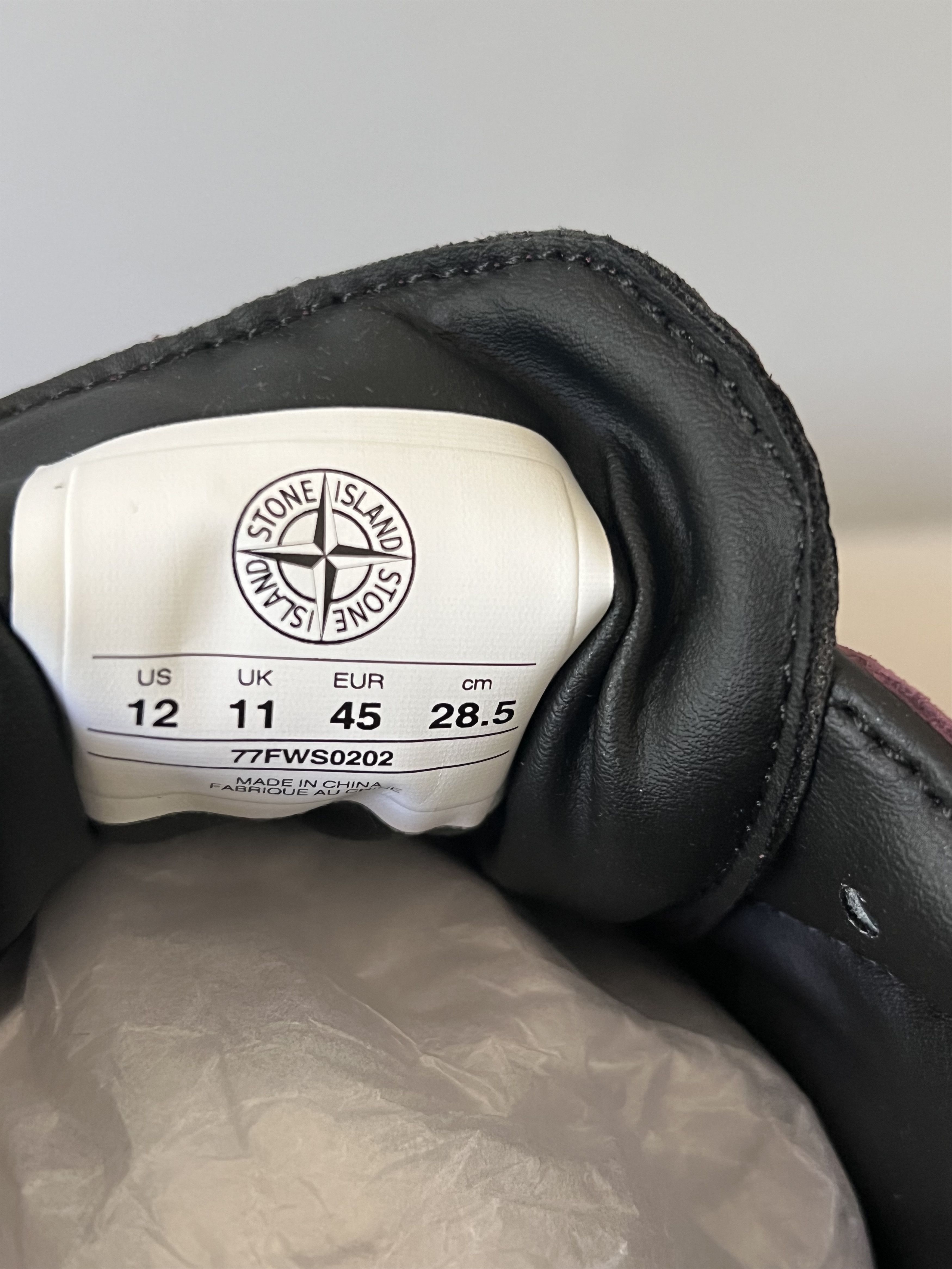 Stone Island Stone Island Football Sneakers in Burgundy Size US 12 / EU 45 - 7 Thumbnail