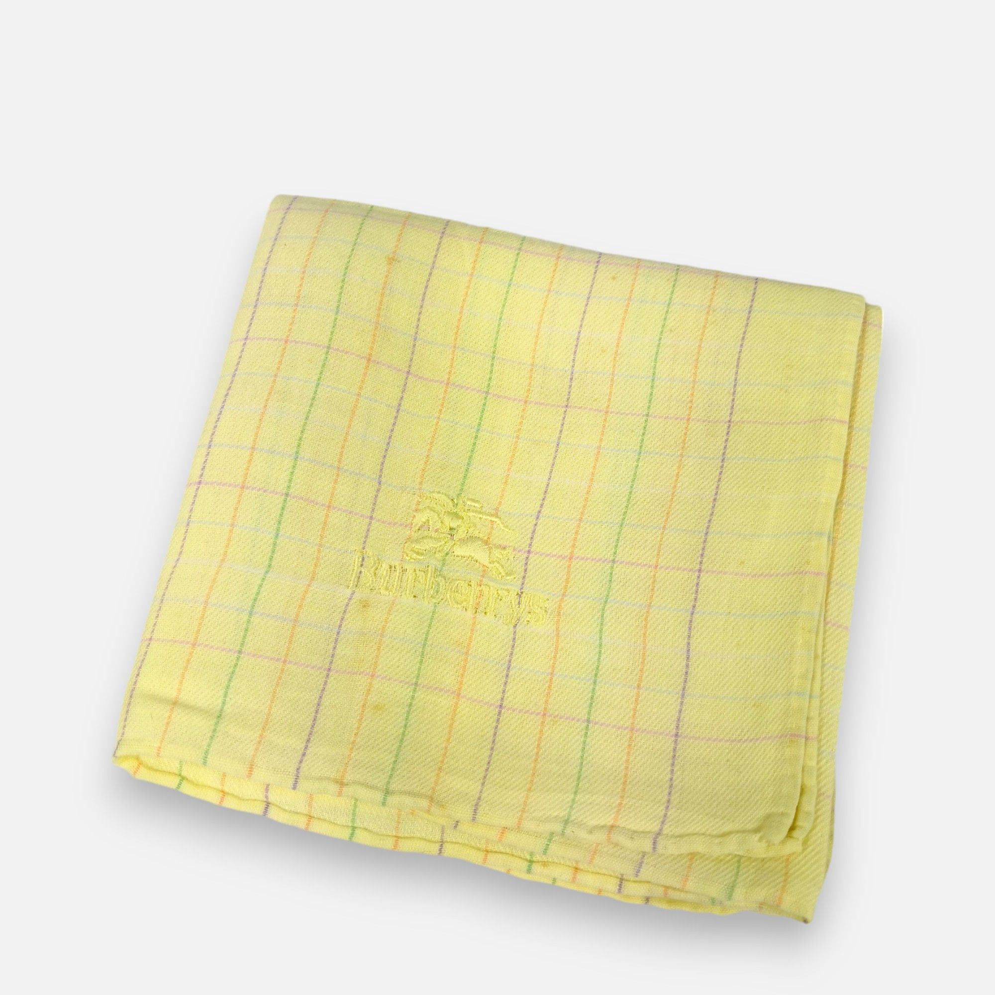 Vintage Vintage Burberry Handkerchief Pocket Square Bandana Size ONE SIZE - 2 Thumbnail