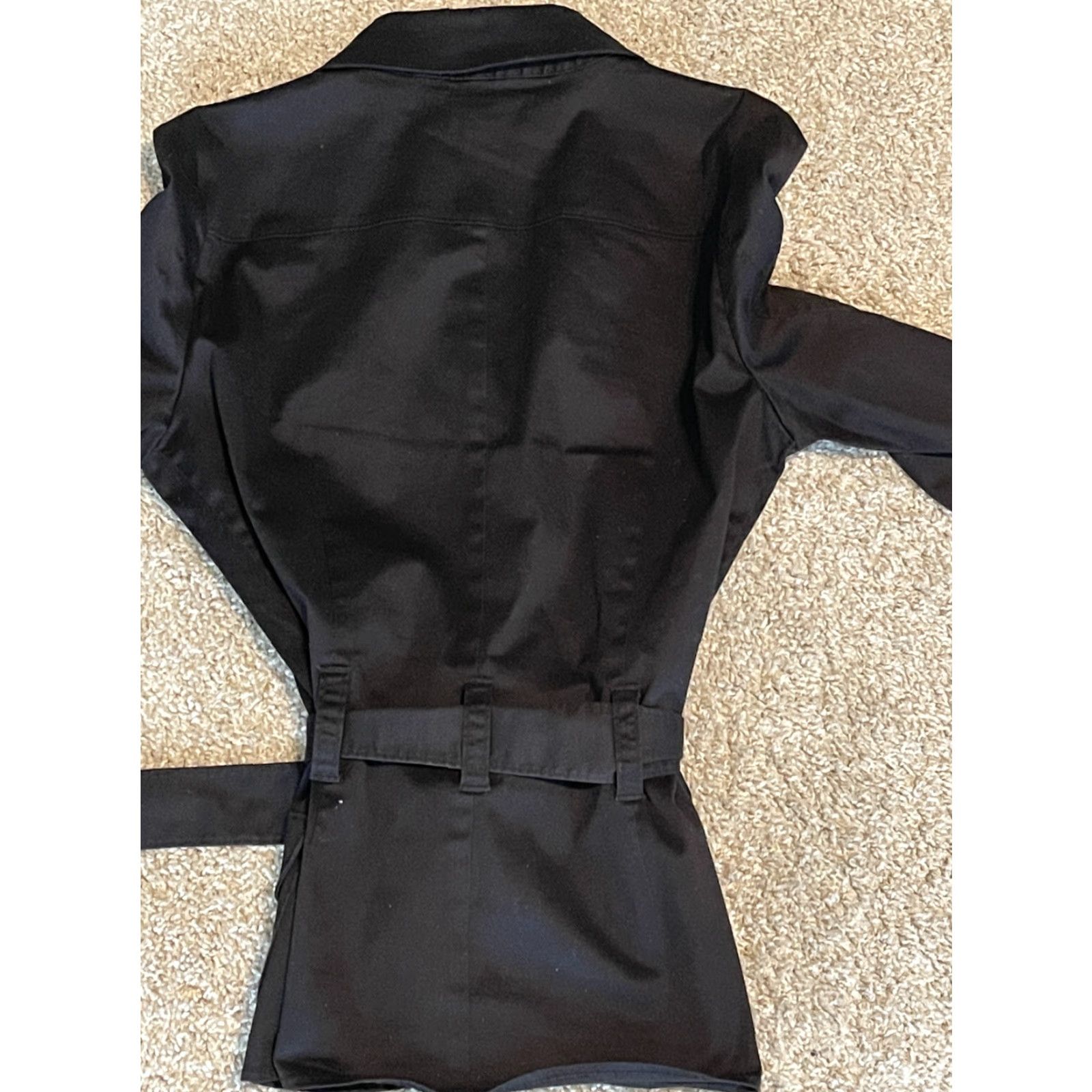 Tommy Bahama TOMMY BAHAMA Shirt Women's Size Medium Black 4 Button Long Sleeves Belt Size M / US 6-8 / IT 42-44 - 5 Thumbnail