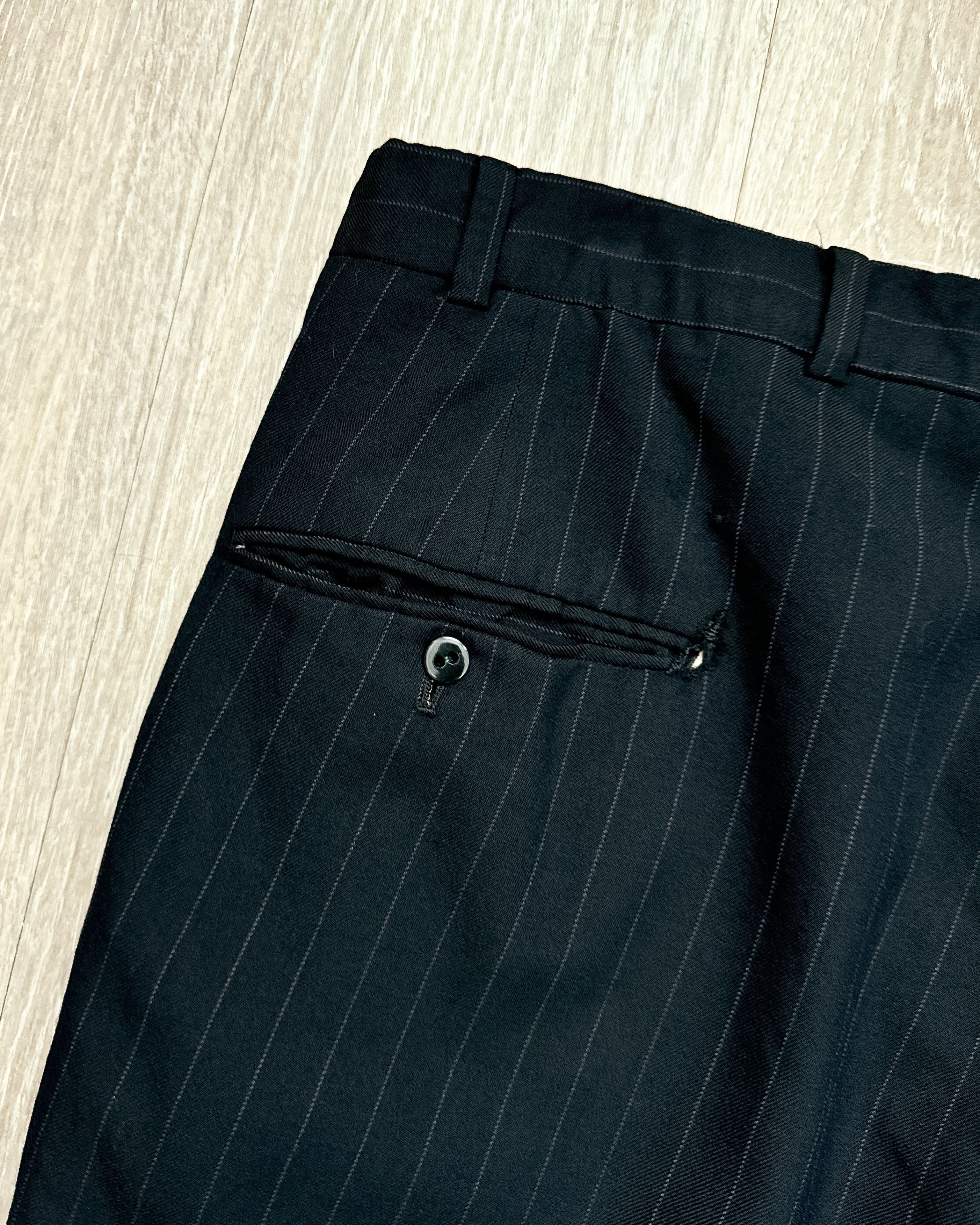 Vintage Vintage 1950s Pin Striped High Rise Trousers Dress Pants 36 Size US 36 / EU 52 - 10 Thumbnail
