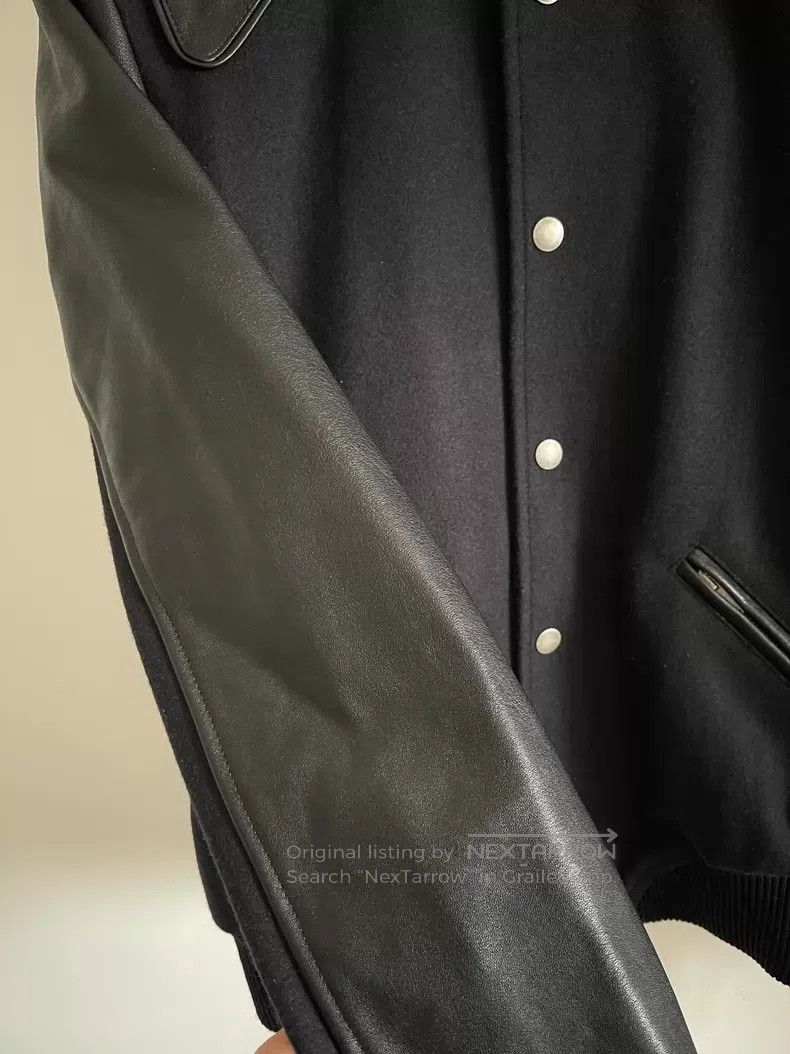 Saint Laurent Paris Saint Laurent Paris Solid Black Leather Sleeve Patchwork B Size US S / EU 44-46 / 1 - 5 Thumbnail