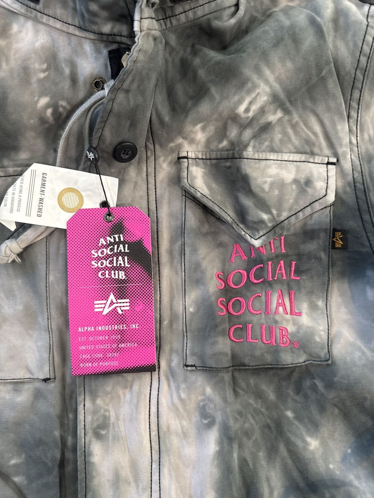 Anti Social Social Club ASSC x Alpha Industries M65 Jacket - BRAND NEW Size US S / EU 44-46 / 1 - 5 Thumbnail