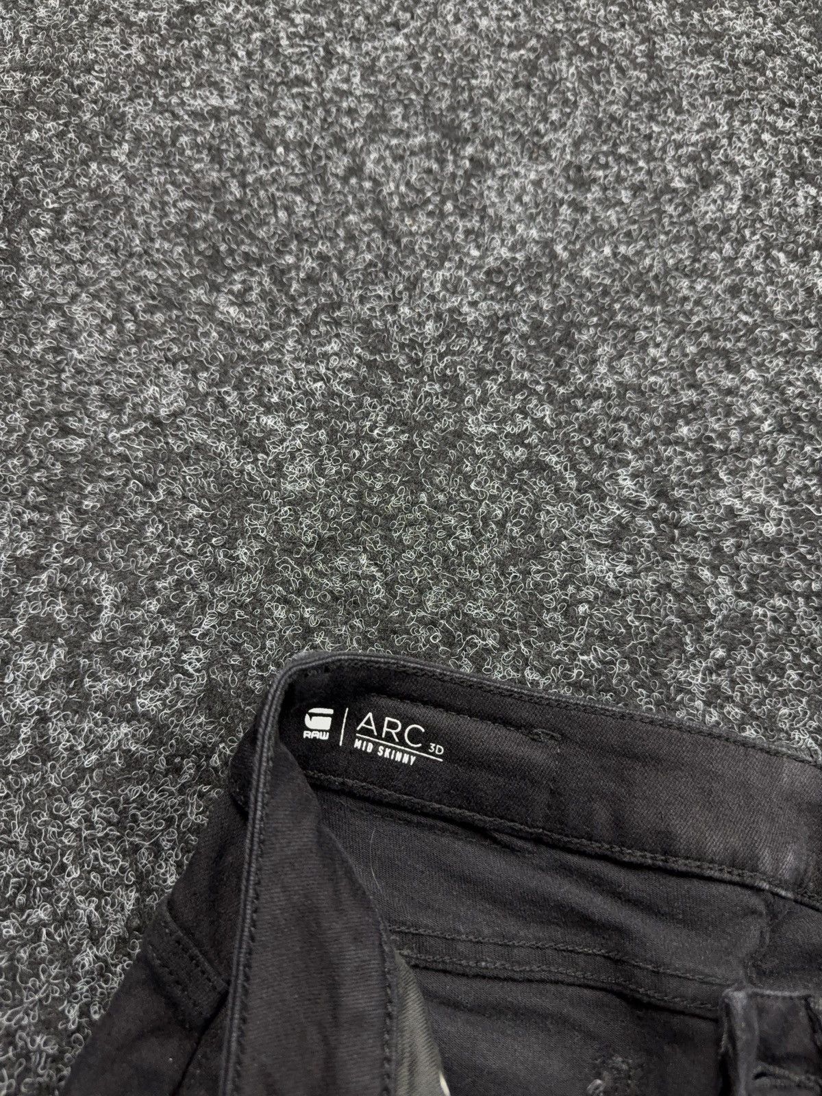 G-Star G-Star Opium Avant Garde RAW Arc 3D Mid Skinny Black Jeans Size 25" / US 0 / IT 36 - 8 Thumbnail